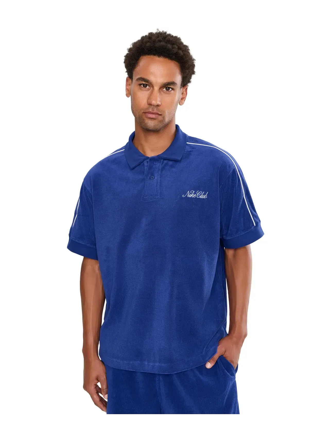 Поло из махрового трикотажа Club Terry Polo NCC Nike — изображение 1 из 5