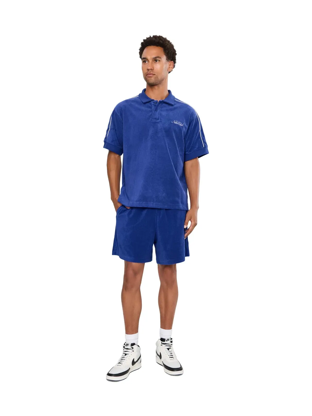 Поло из махрового трикотажа Club Terry Polo NCC Nike — изображение 2 из 5