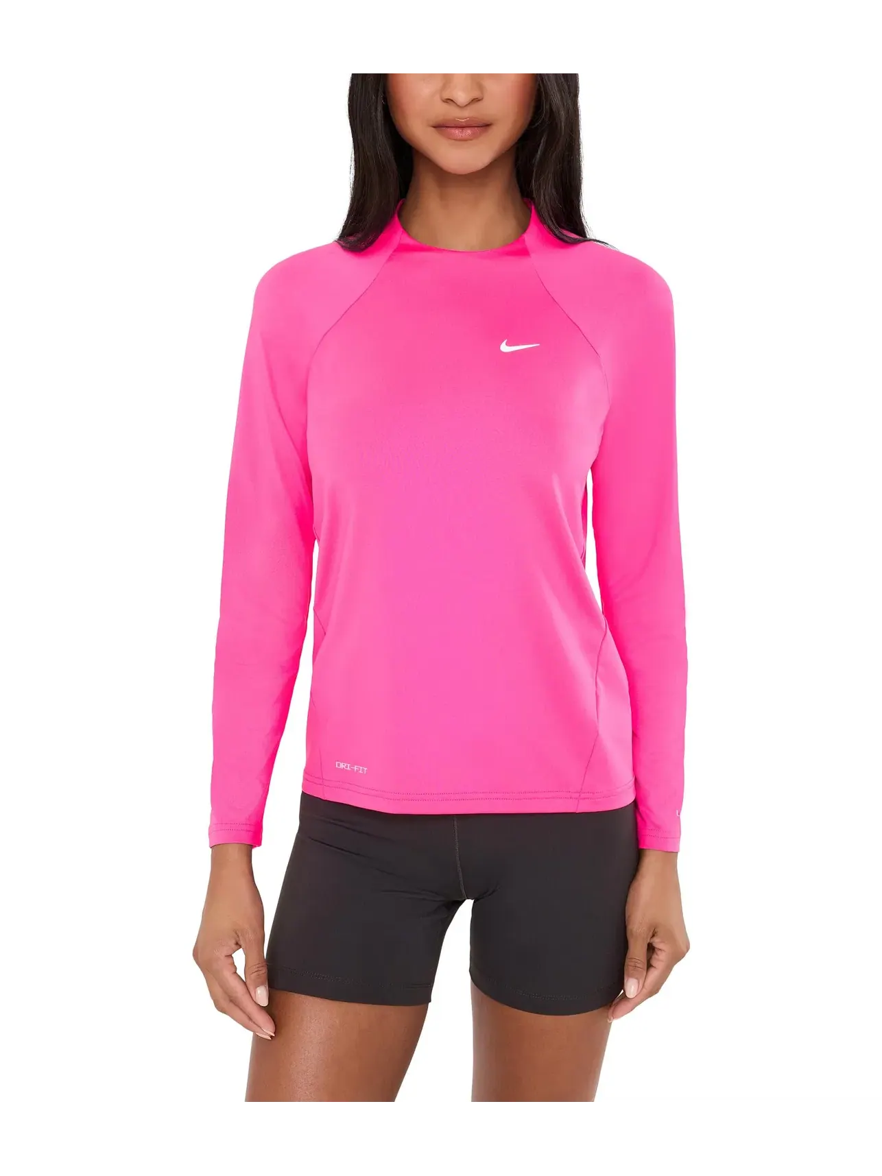 Футболка с длинными рукавами Hydroguard Dri-FIT UV Nike — изображение 2 из 5, розовый