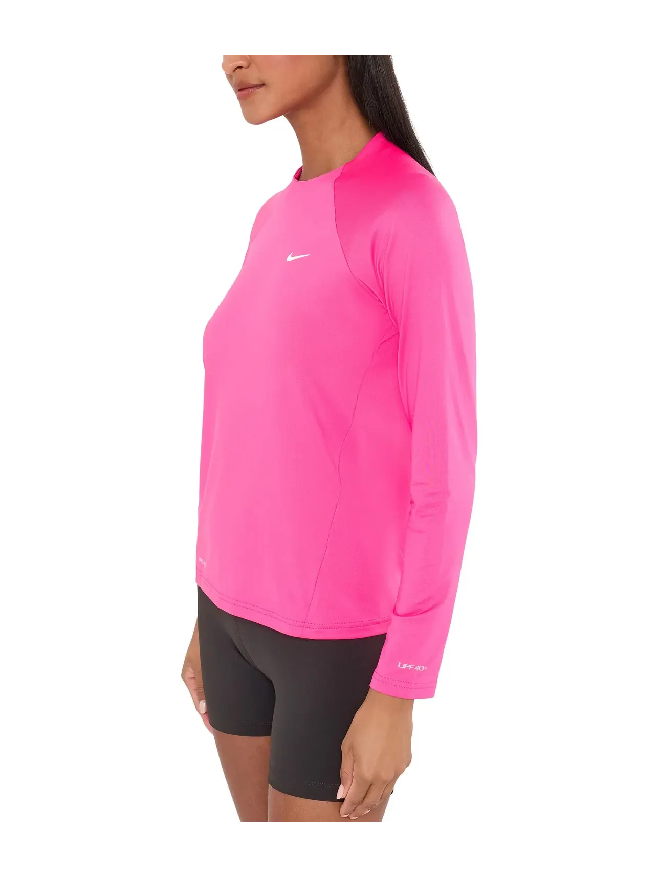 Футболка с длинными рукавами Hydroguard Dri-FIT UV Nike — изображение 3 из 5, розовый