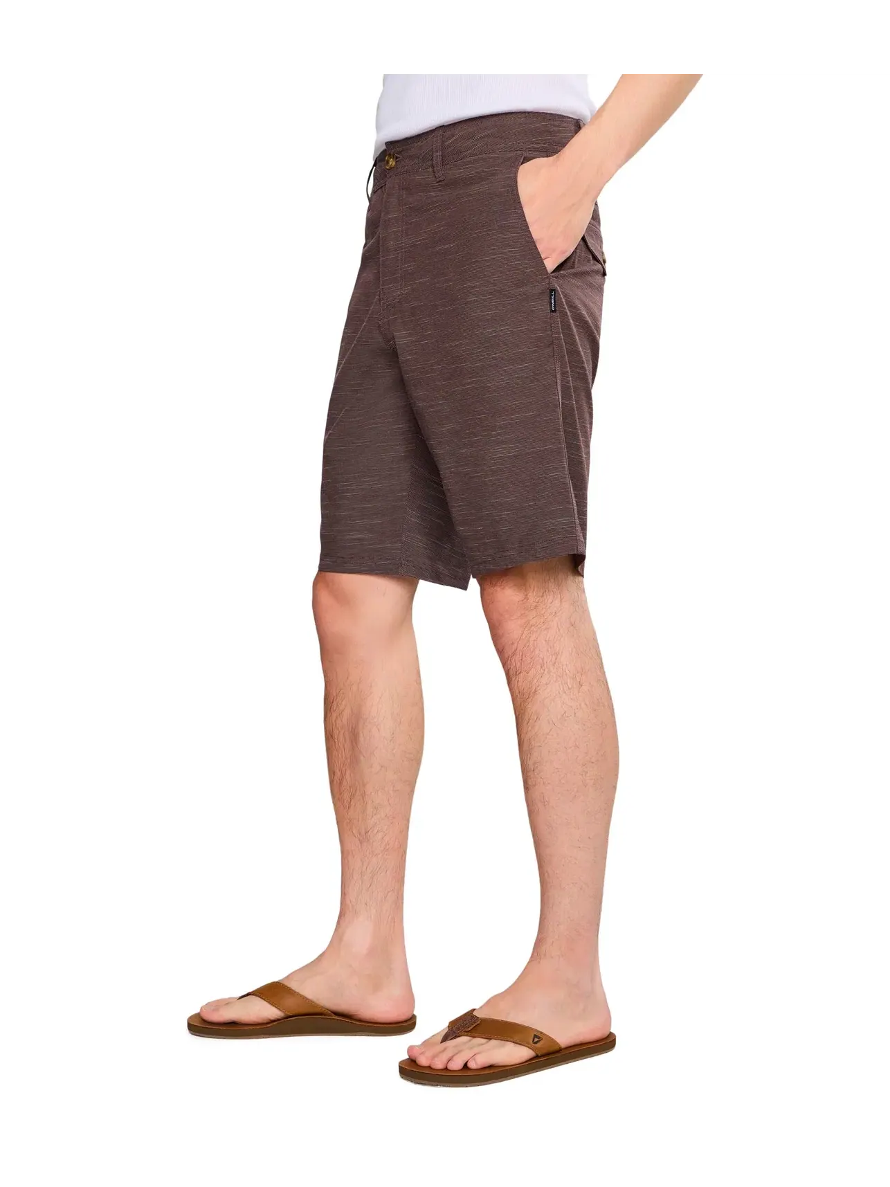 Шорты 20" Portola Slub Check Shorts O'Neill — изображение 3 из 5, шоколад