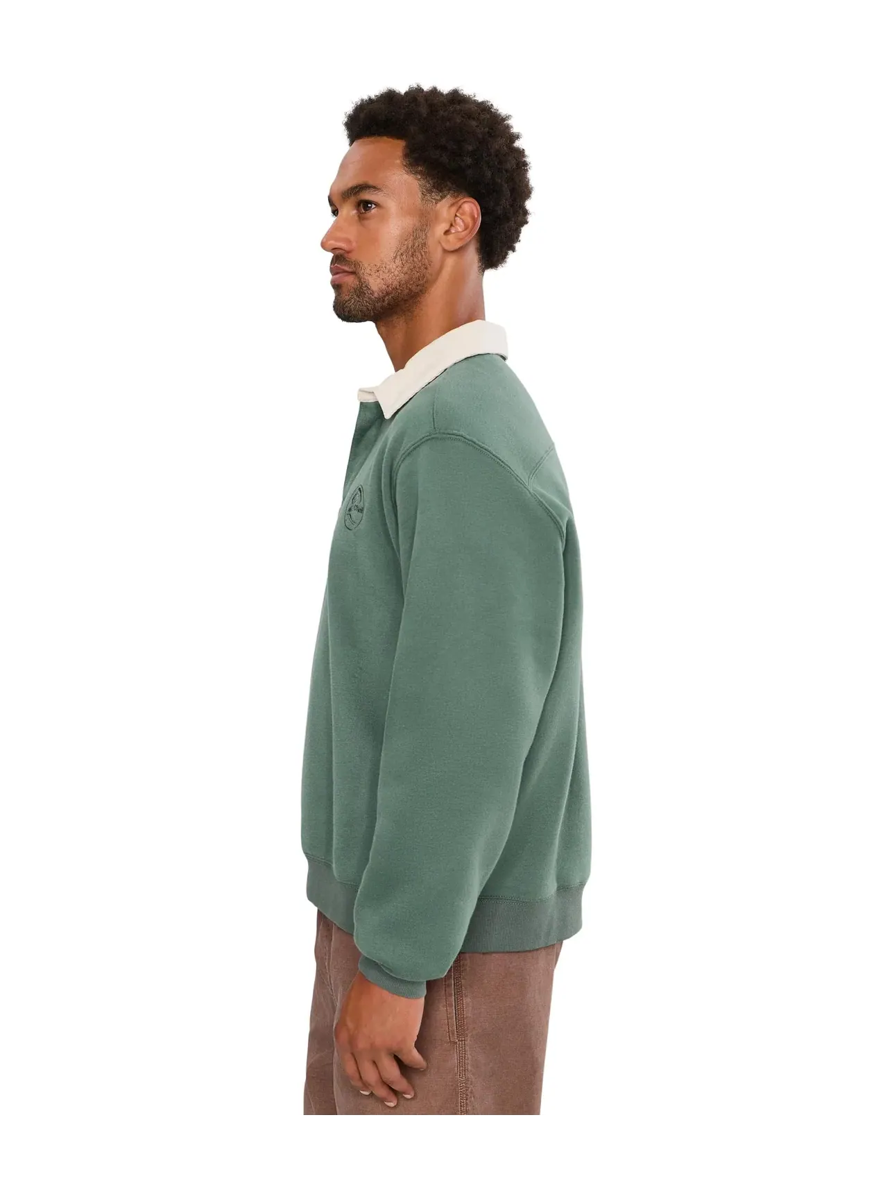 Флисовая регбийная рубашка OG Fleece Rugby Shirt O'Neill — изображение 3 из 5, зеленый
