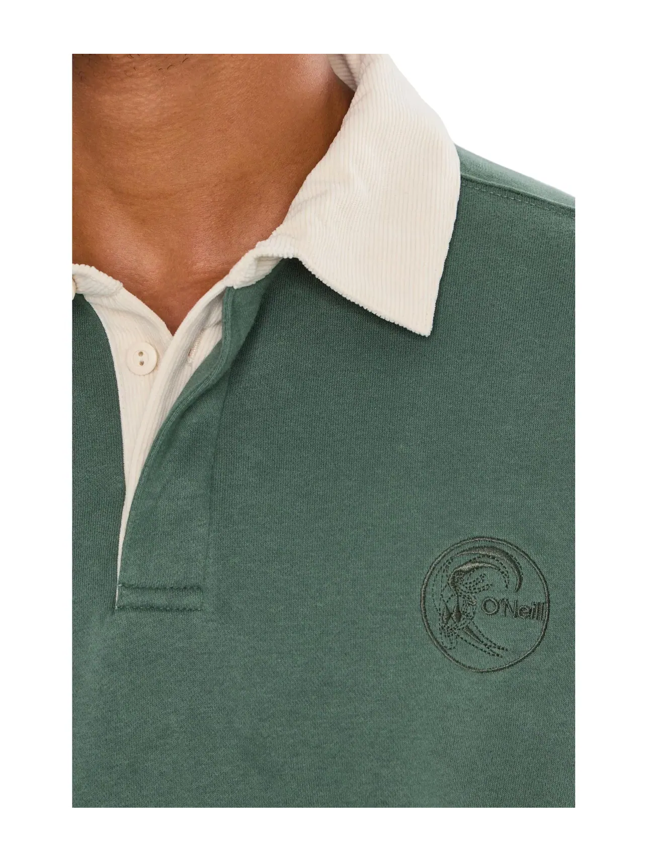 Флисовая регбийная рубашка OG Fleece Rugby Shirt O'Neill — изображение 5 из 5, зеленый