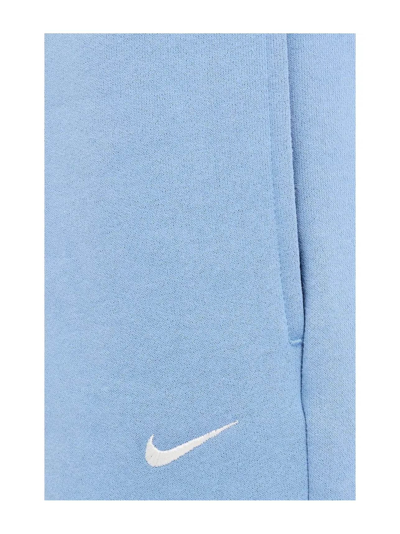 Брюки Studio Fleece средней плотности с высокой посадкой и свободными манжетами. Nike — изображение 5 из 5, синий