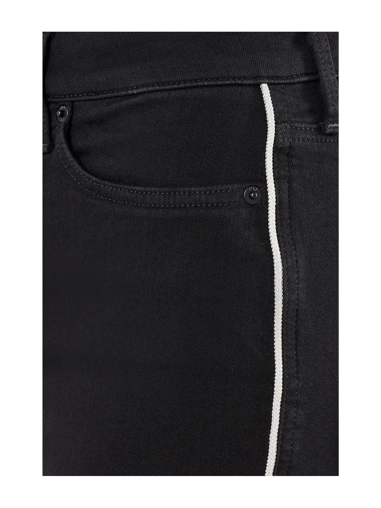 Джинсы Ami Skinny Contour Piping с высокой посадкой Nydj — изображение 5 из 5, черный