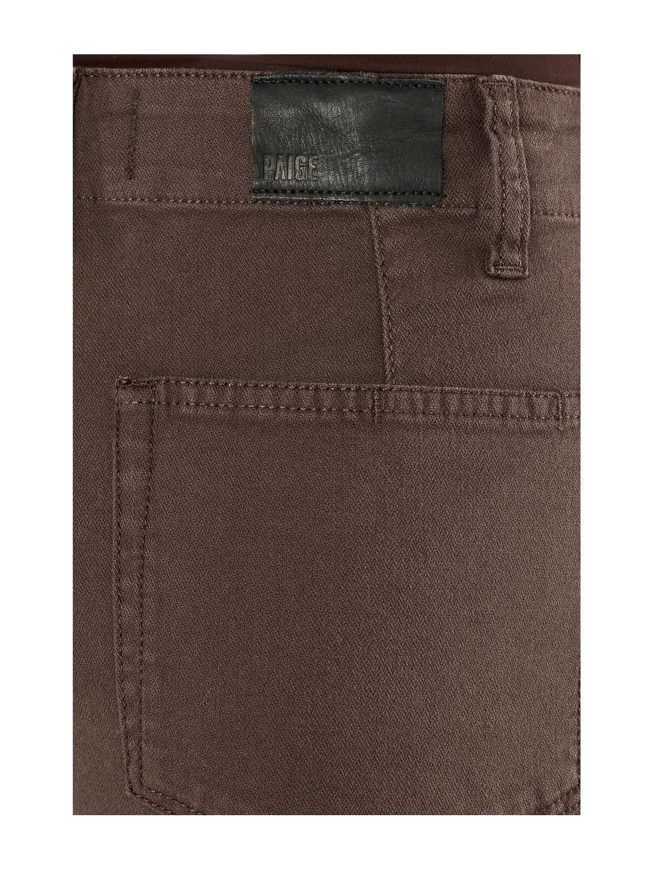 Джинсы до щиколотки с завязками Arellia Ankle with Tie in Rich Chocolate Paige — изображение 5 из 5, шоколадный