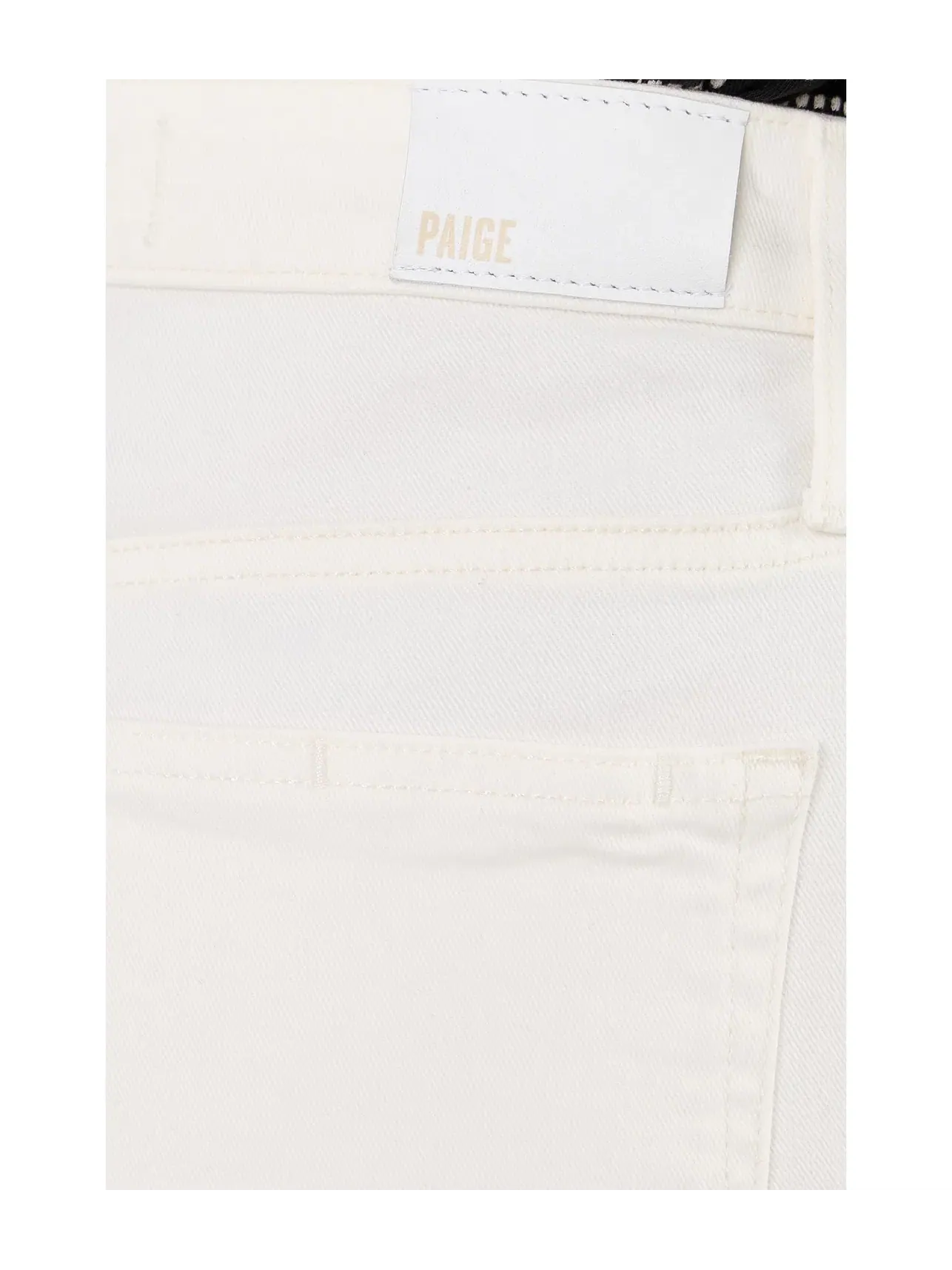 Джинсы с завышенной посадкой Petite High-Rise Laurel Canyon in Tonal Ecru Paige — изображение 5 из 5, экрю