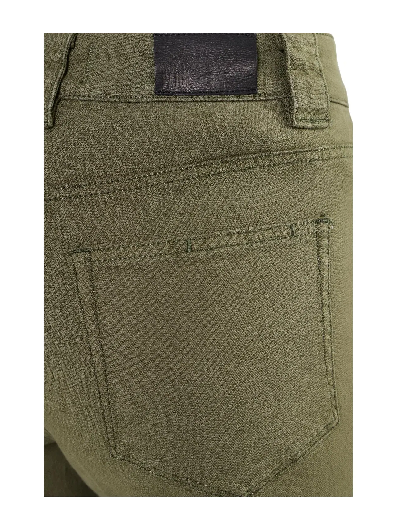 Джинсы с клапанными накладными карманами Ari with Flap Patch Pockets in Vintage Forester Green Paige — изображение 5 из 5