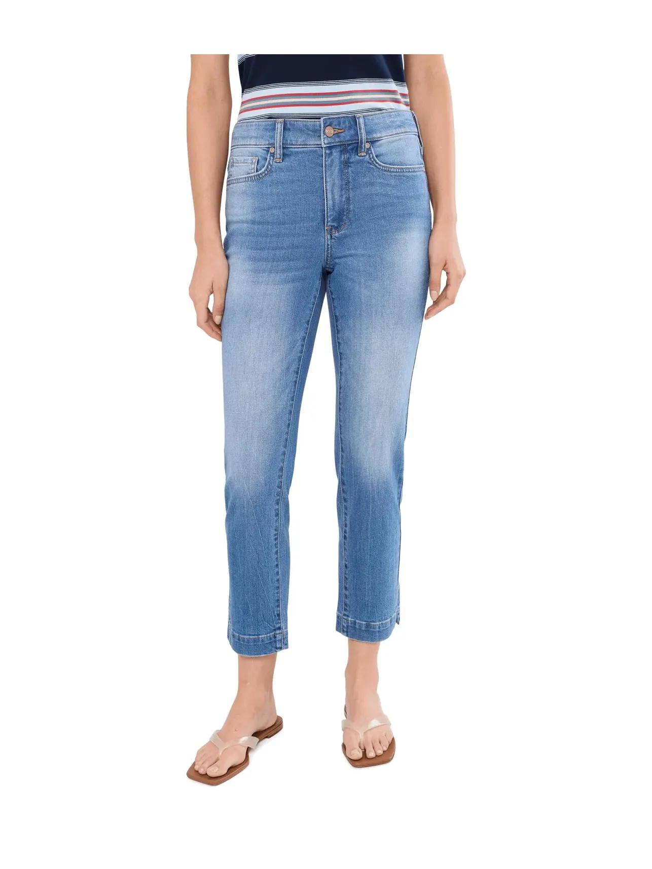 Джинсы до щиколотки Sheri Ankle in Pacifica Nydj — изображение 1 из 5, тихоокеанский