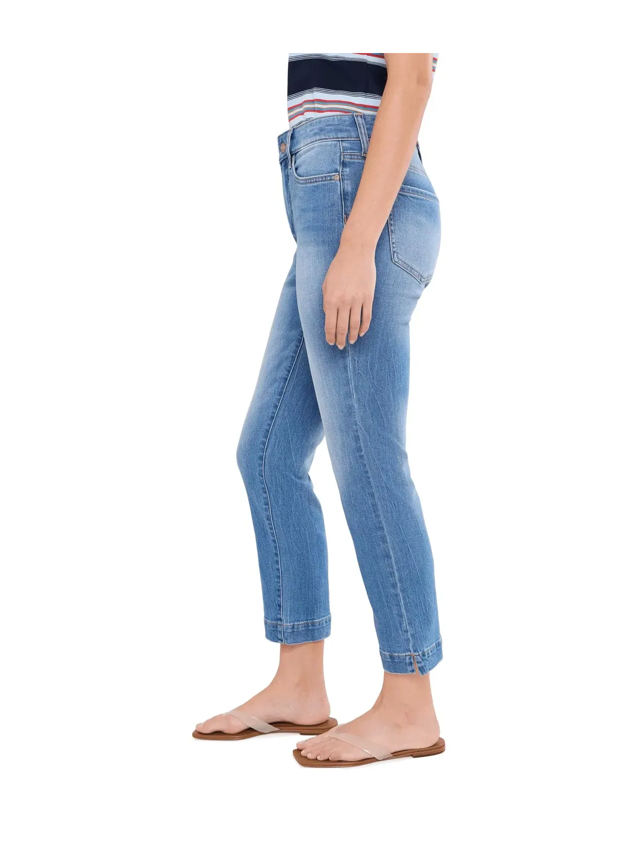 Джинсы до щиколотки Sheri Ankle in Pacifica Nydj — изображение 3 из 5, тихоокеанский