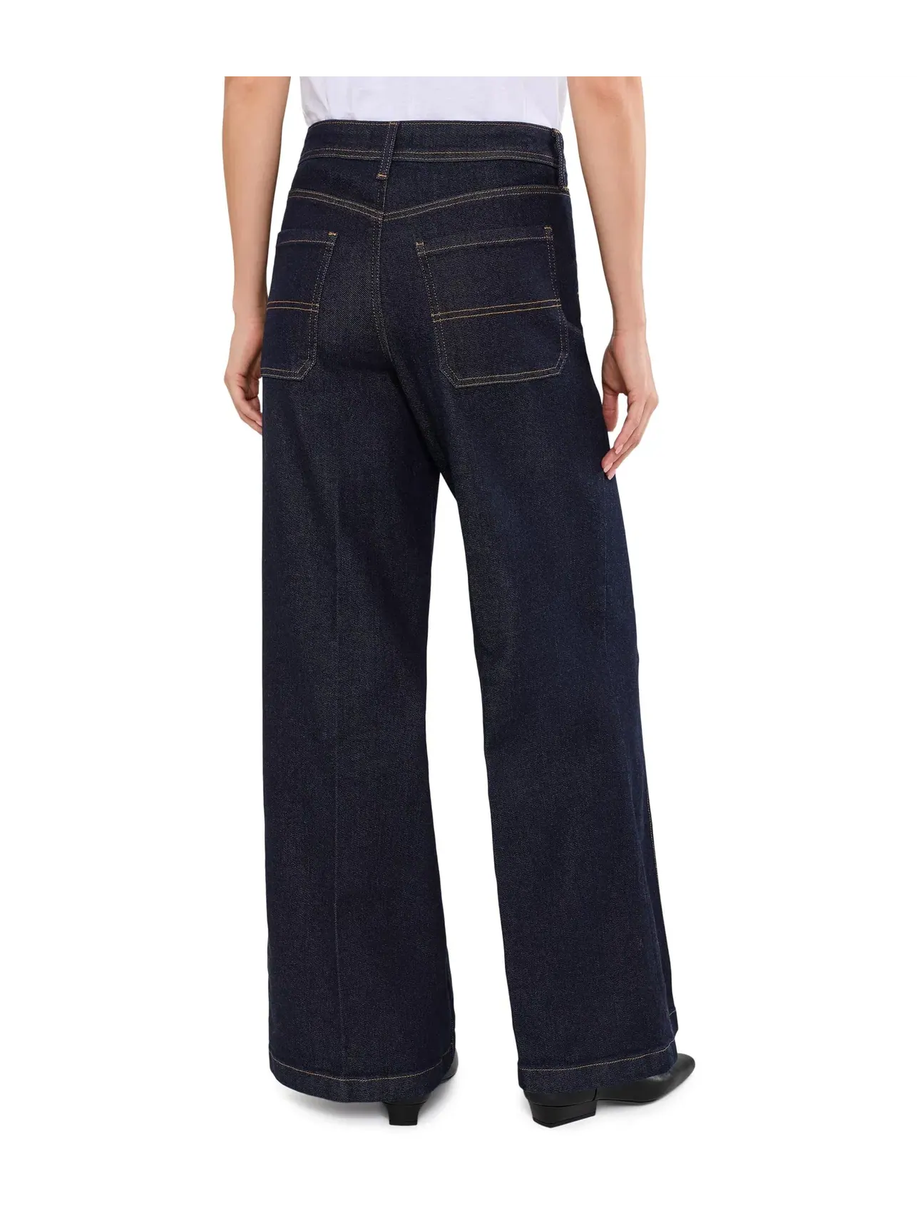 Джинсы Mia Palazzo Utility Pocket Jeans Nydj — изображение 4 из 5, выцветший