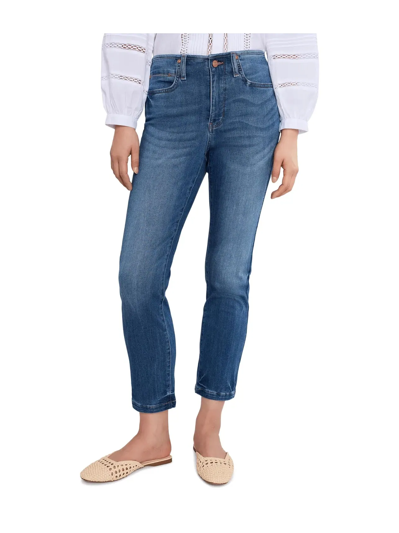 Джинсы Sheri Jeans Nydj — изображение 1 из 5, серый