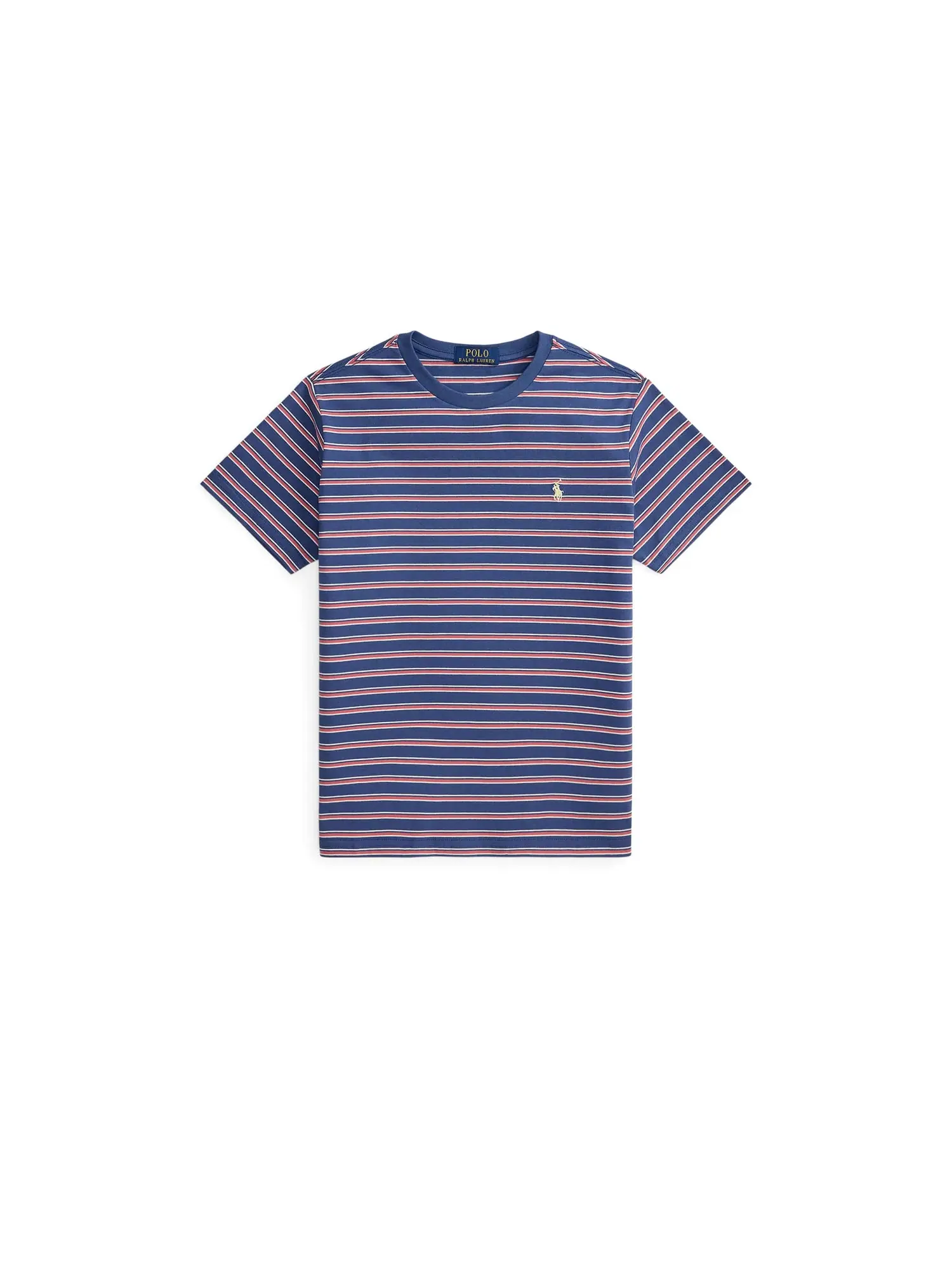 Полосатая футболка из хлопкового трикотажа (для детей постарше) Polo Ralph Lauren Kids — мульти