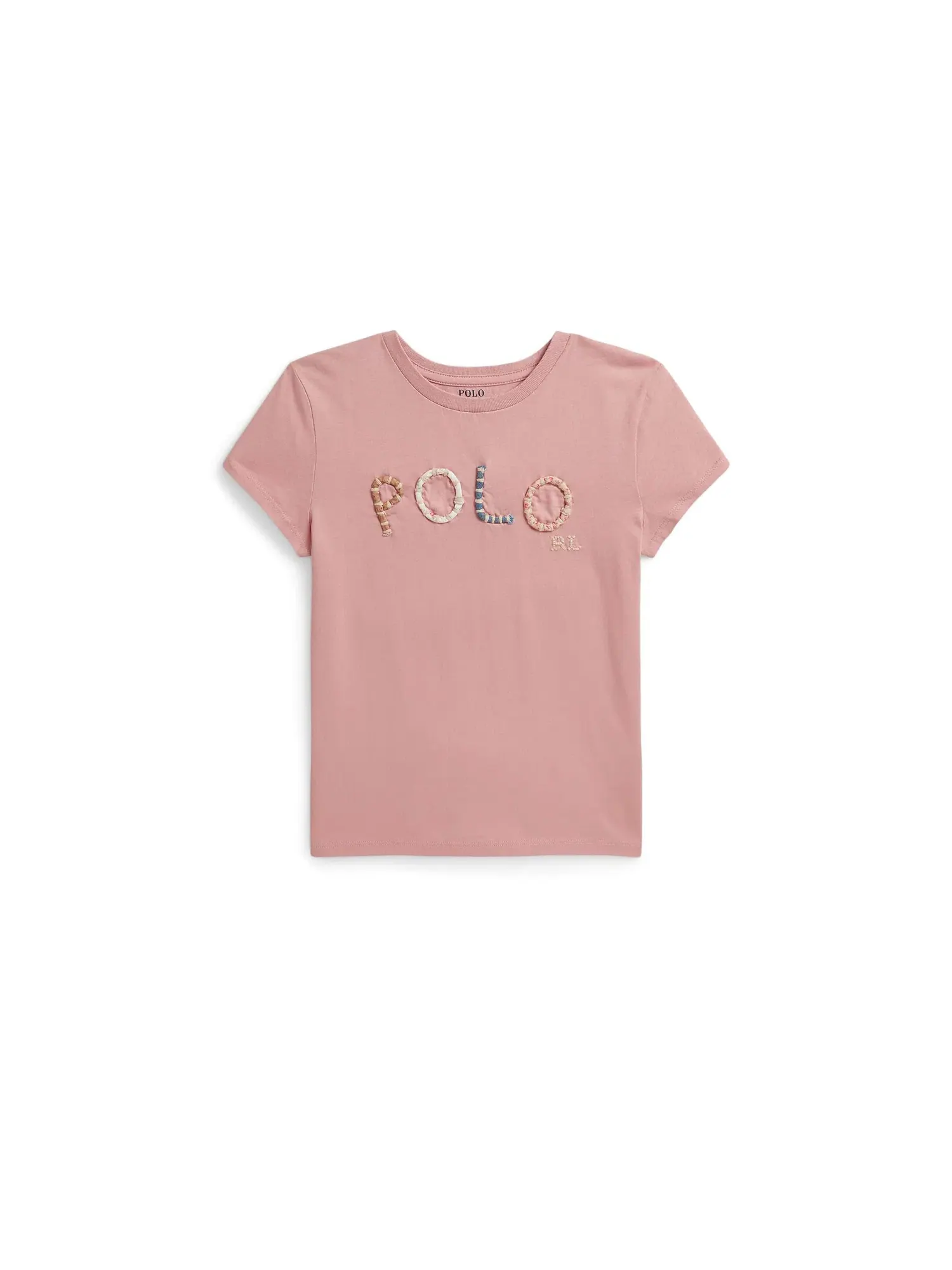 Футболка из хлопкового трикотажа с логотипом (для детей постарше) Polo Ralph Lauren Kids — изображение 1 из 2, розовый