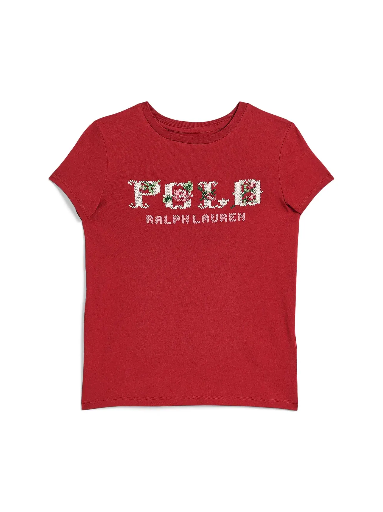 Футболка из хлопкового трикотажа с логотипом (для детей постарше) Polo Ralph Lauren Kids — красный