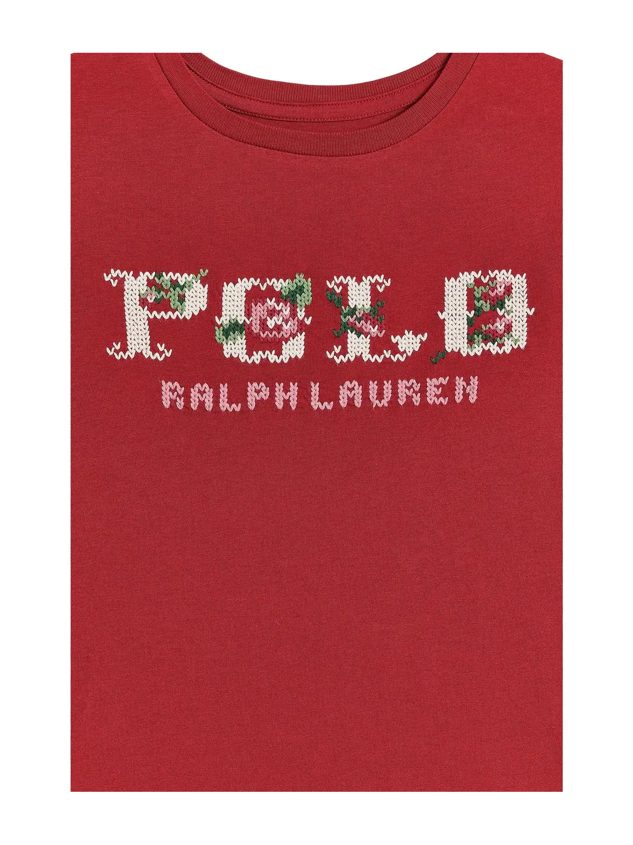 Футболка из хлопкового трикотажа с логотипом (для детей постарше) Polo Ralph Lauren Kids — изображение 3 из 3, красный