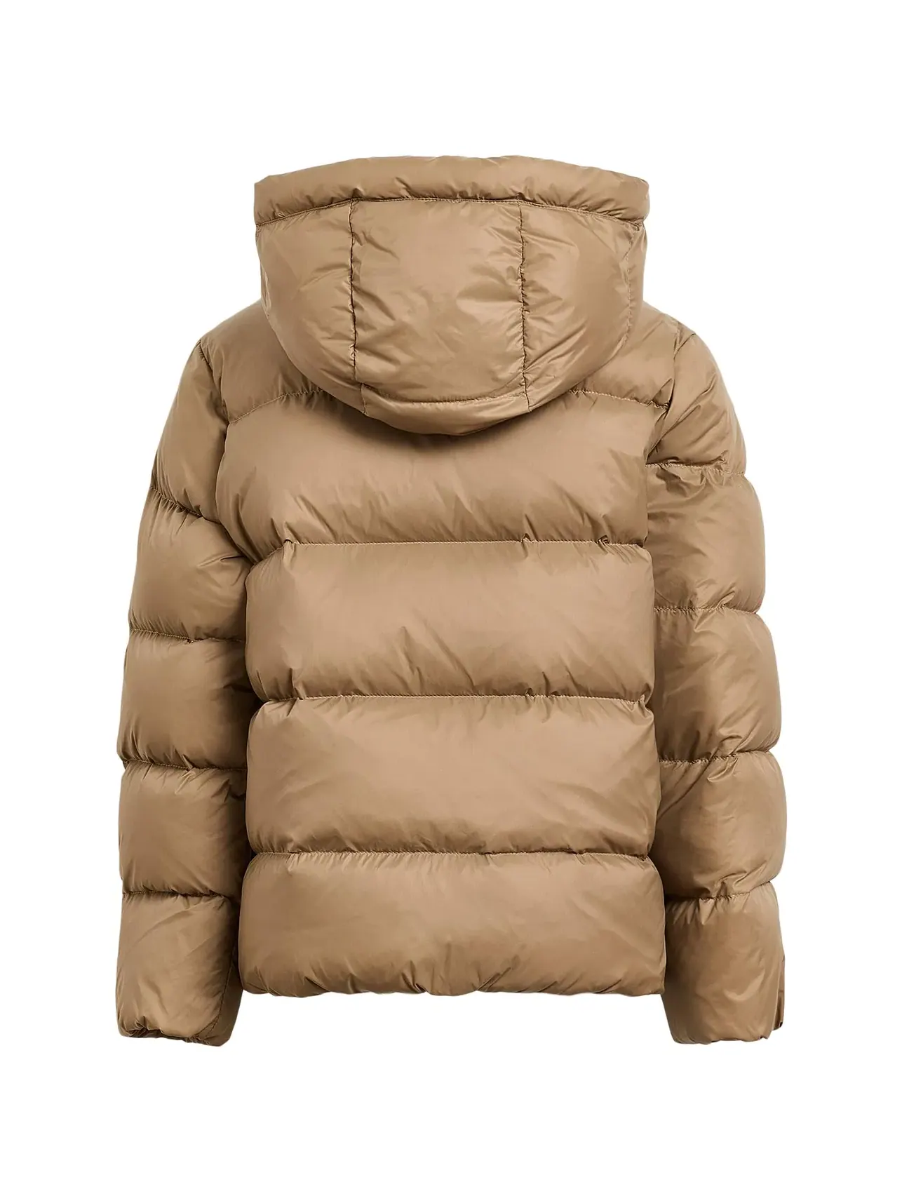Пуховая куртка с капюшоном (для детей постарше) Polo Ralph Lauren Kids — изображение 2 из 3, верблюжий