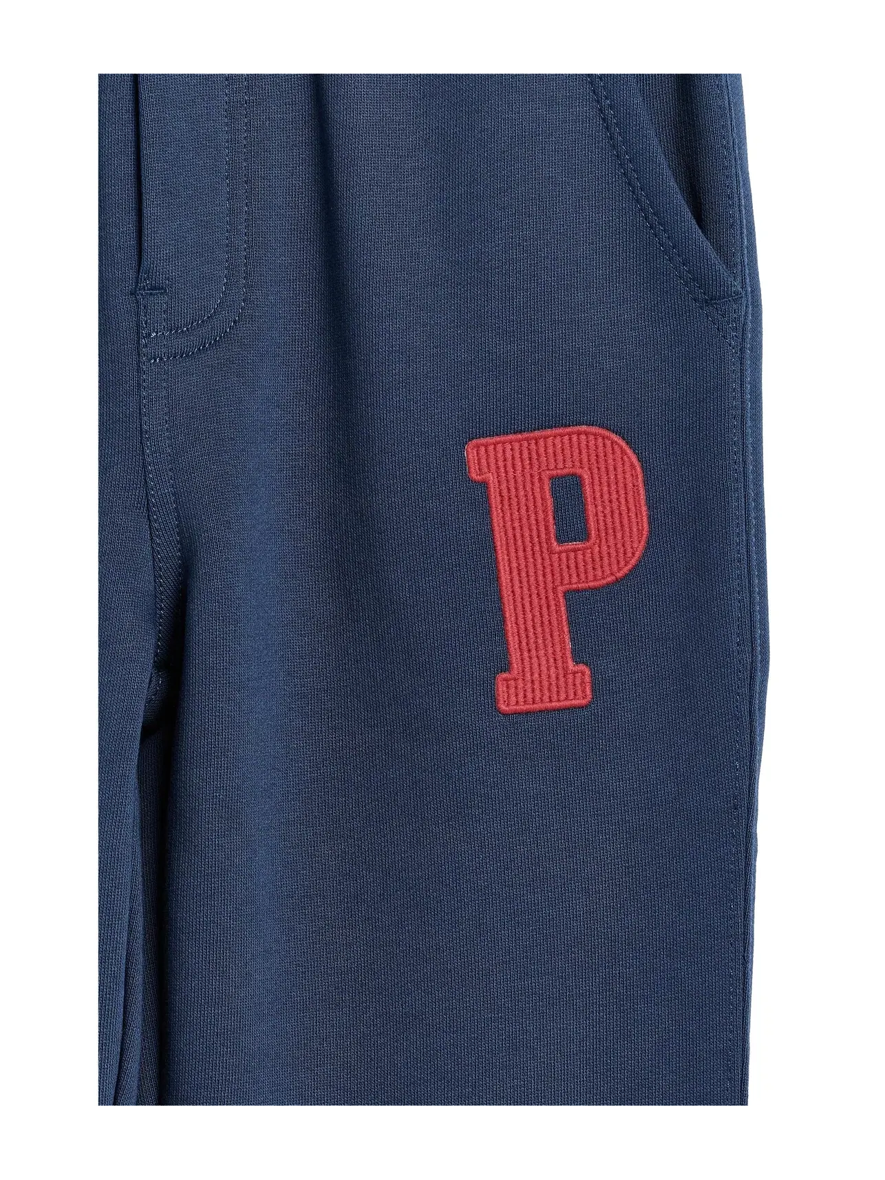 Спортивные брюки из флиса с буквенным рисунком (для детей постарше) Polo Ralph Lauren Kids — изображение 3 из 3, темно-синий