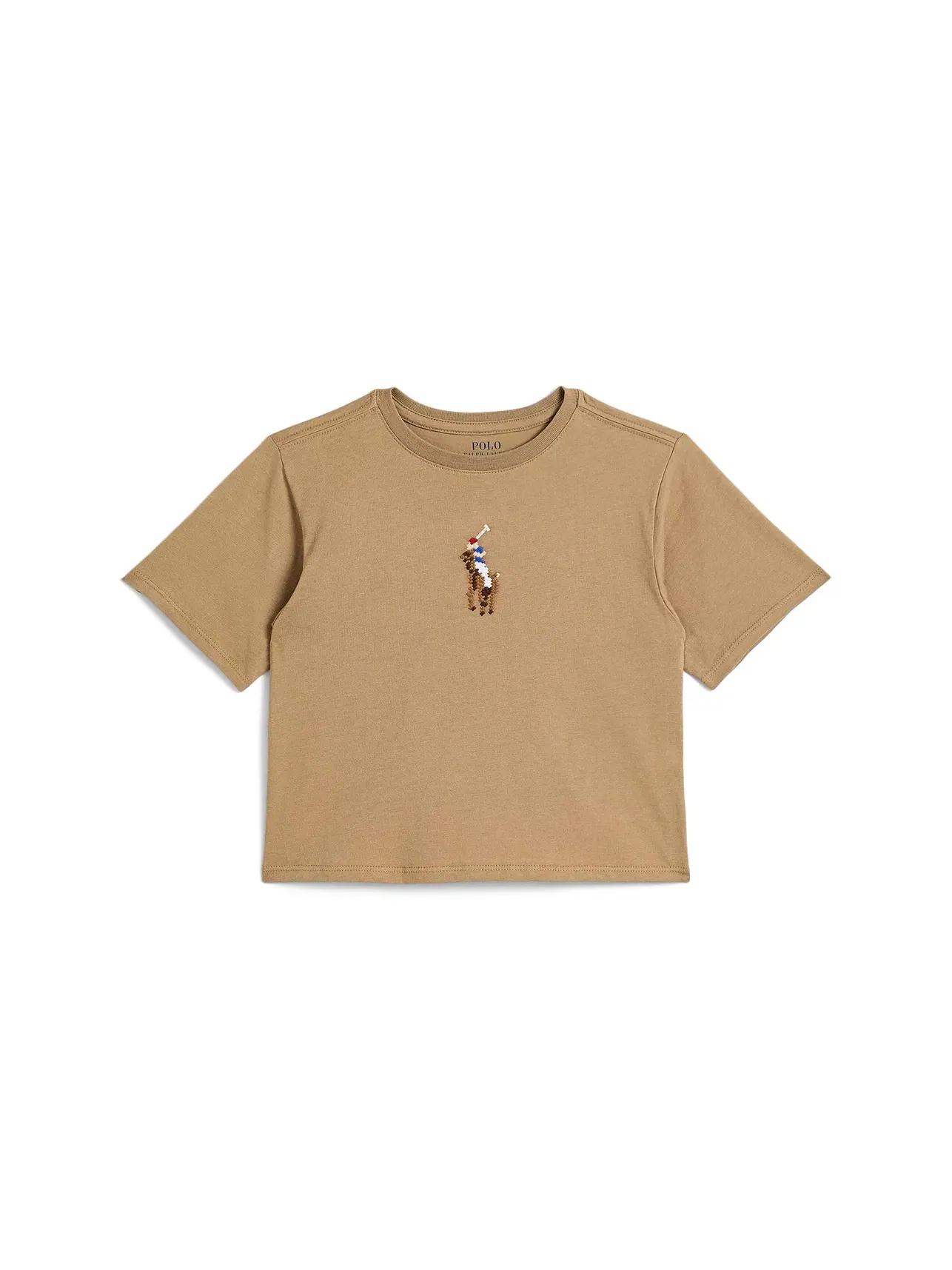 Футболка свободного кроя из хлопкового трикотажа Big Pony (для детей постарше) Polo Ralph Lauren Kids — изображение 1 из 3