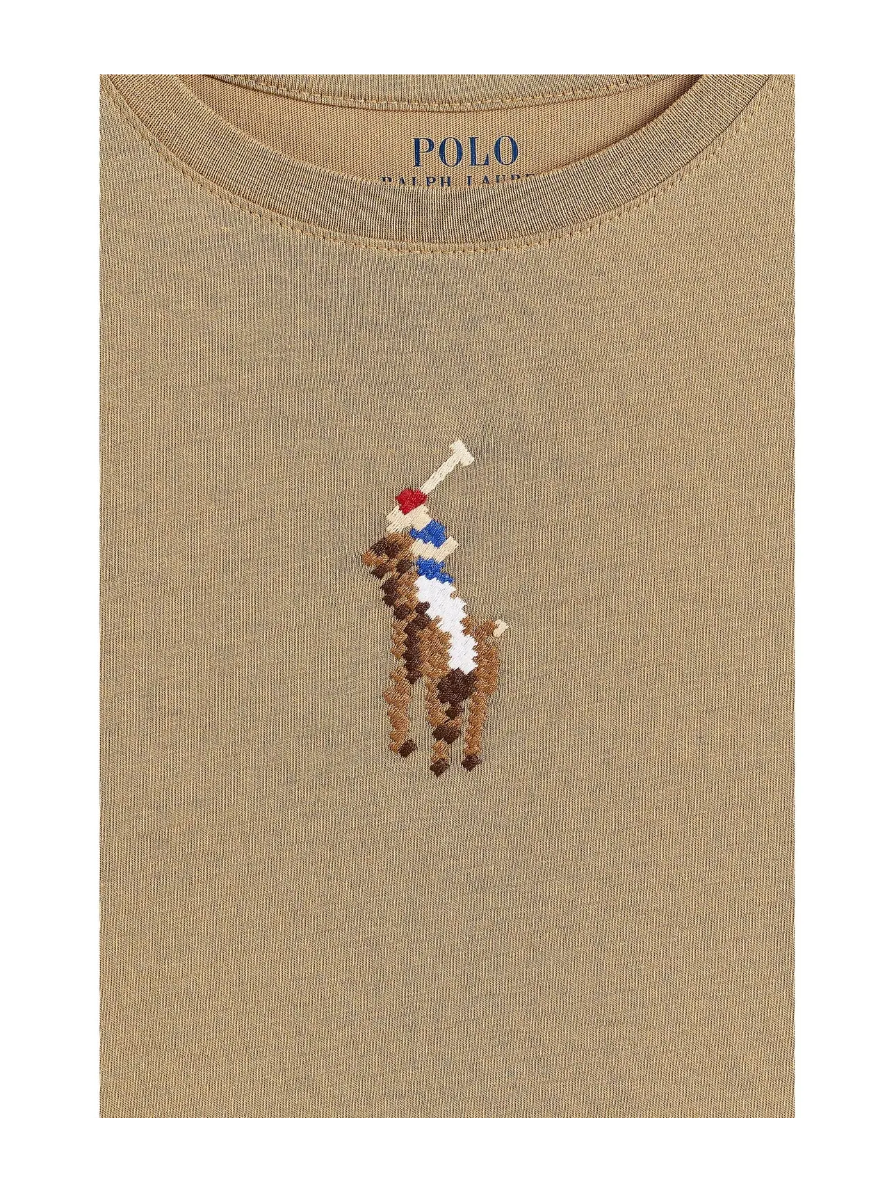 Футболка свободного кроя из хлопкового трикотажа Big Pony (для детей постарше) Polo Ralph Lauren Kids — изображение 3 из 3