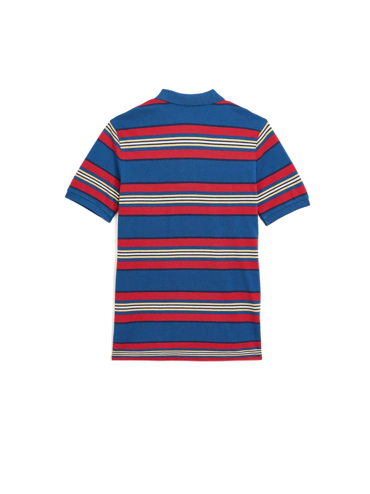Полосатая хлопковая сетчатая рубашка-поло (для детей постарше) Polo Ralph Lauren Kids — изображение 2 из 3, мульти