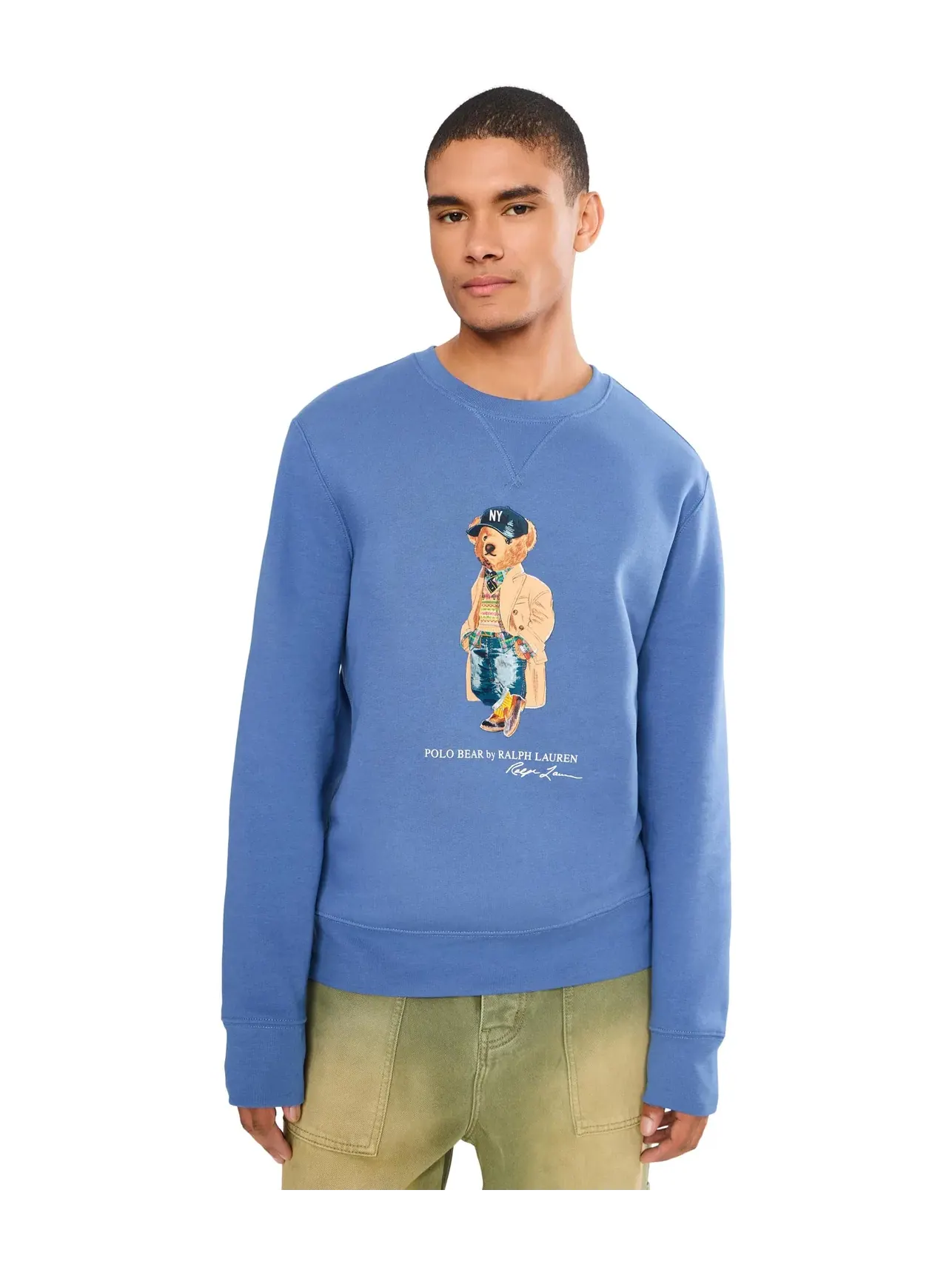 Толстовка Polo Bear из флиса Polo Ralph Lauren — изображение 1 из 5, синий