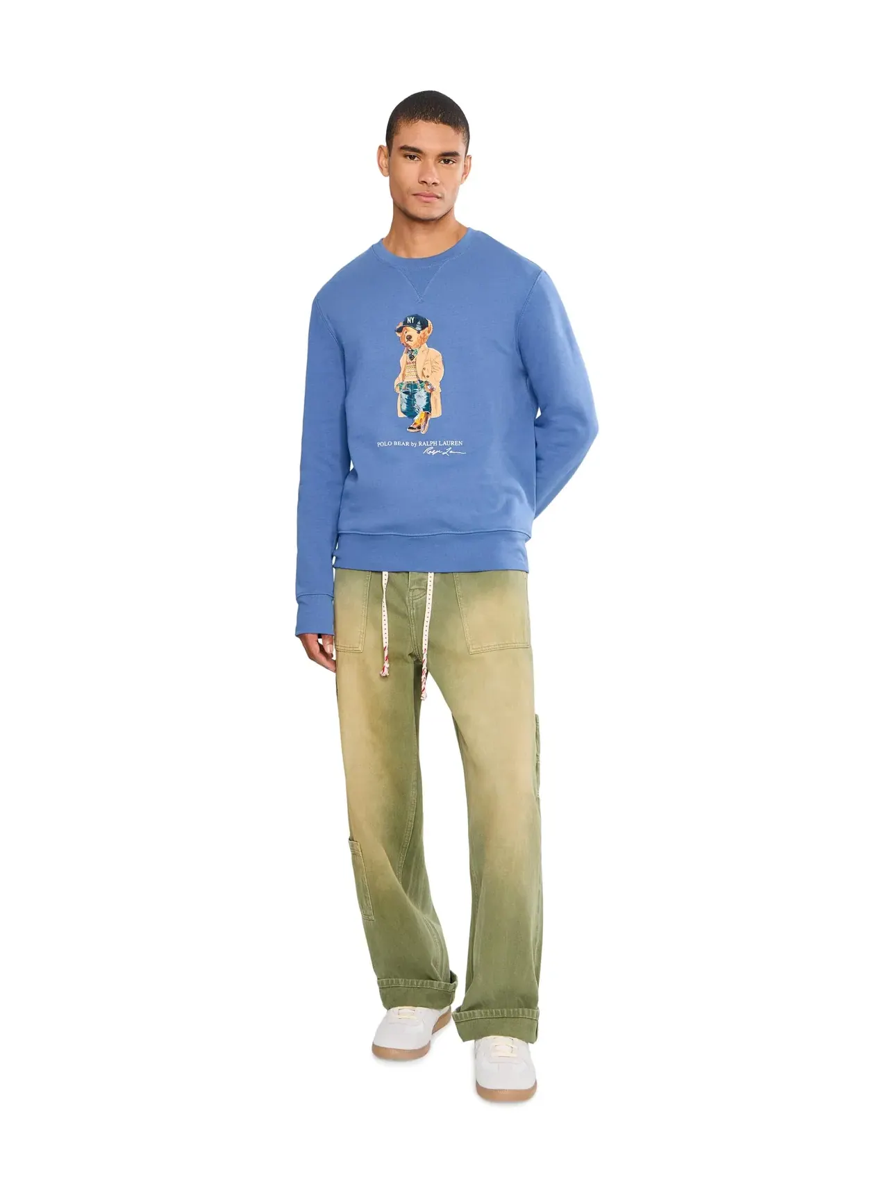 Толстовка Polo Bear из флиса Polo Ralph Lauren — изображение 2 из 5, синий