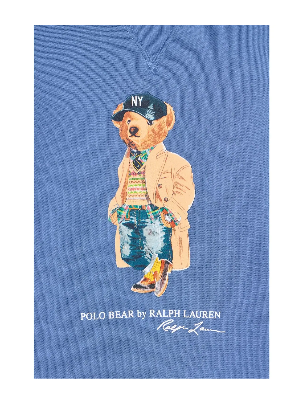 Толстовка Polo Bear из флиса Polo Ralph Lauren — изображение 5 из 5, синий