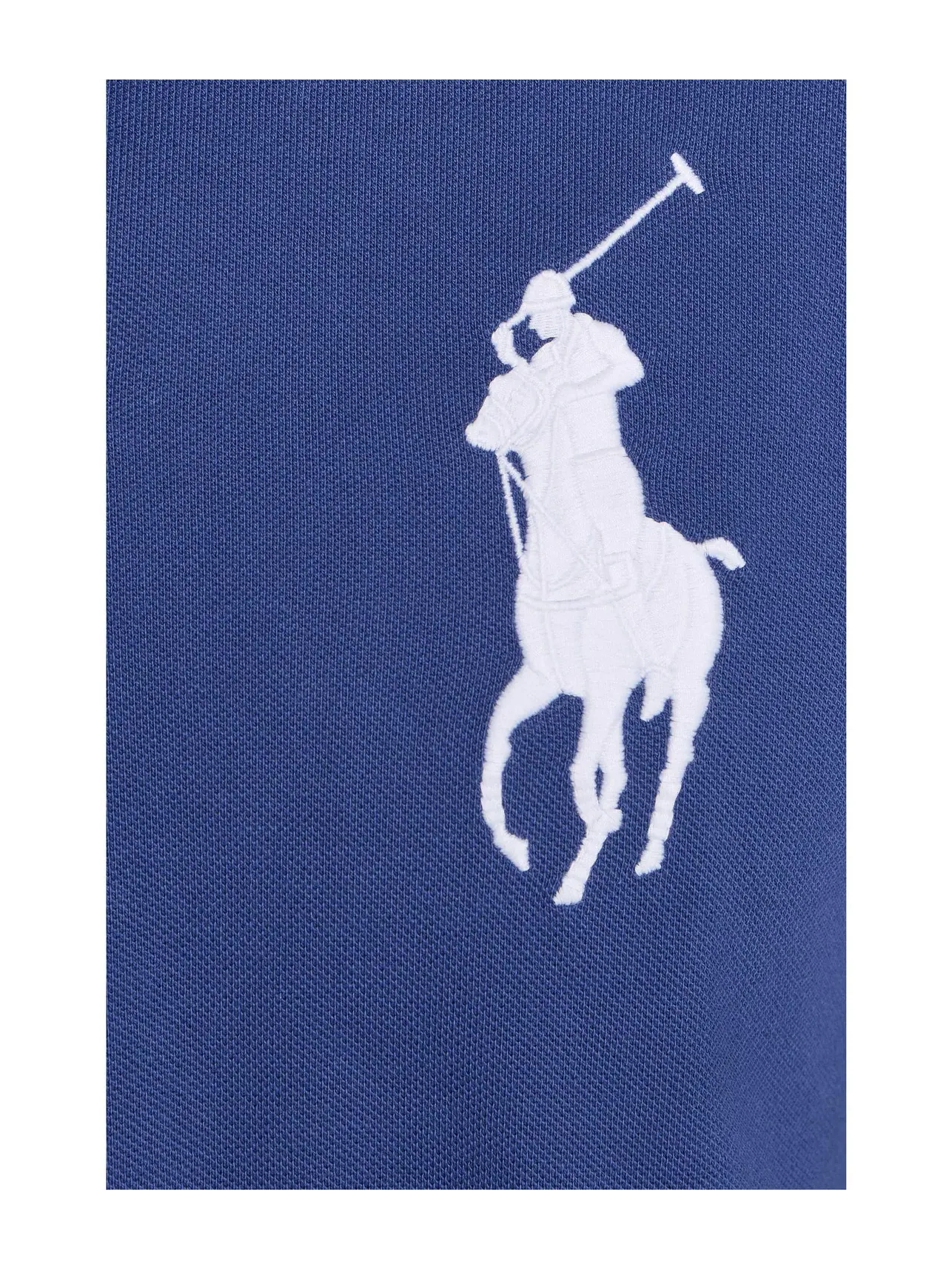 Поло-рубашка Big Pony из сетчатой ткани Polo Ralph Lauren — изображение 5 из 5, синий/белый