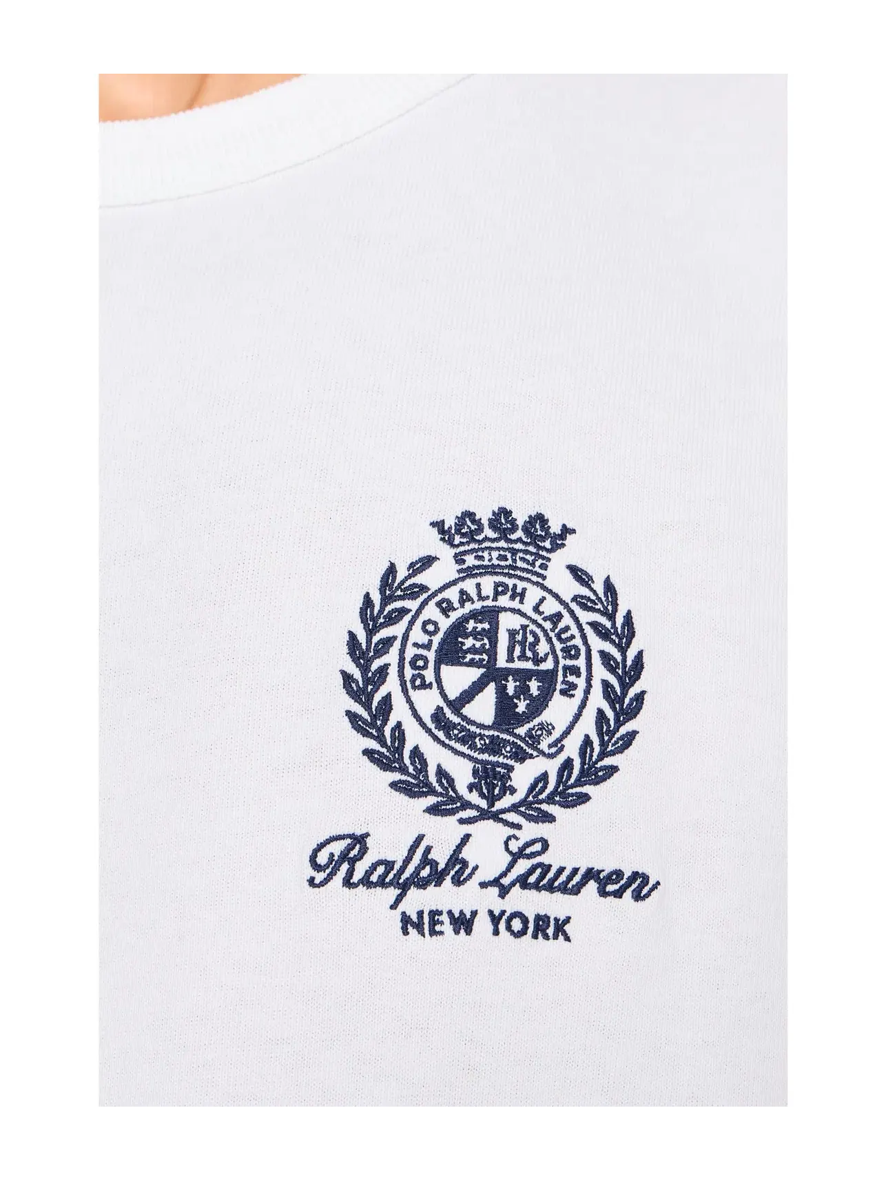 Футболка свободного кроя с графическим принтом. Polo Ralph Lauren — изображение 5 из 5, белый