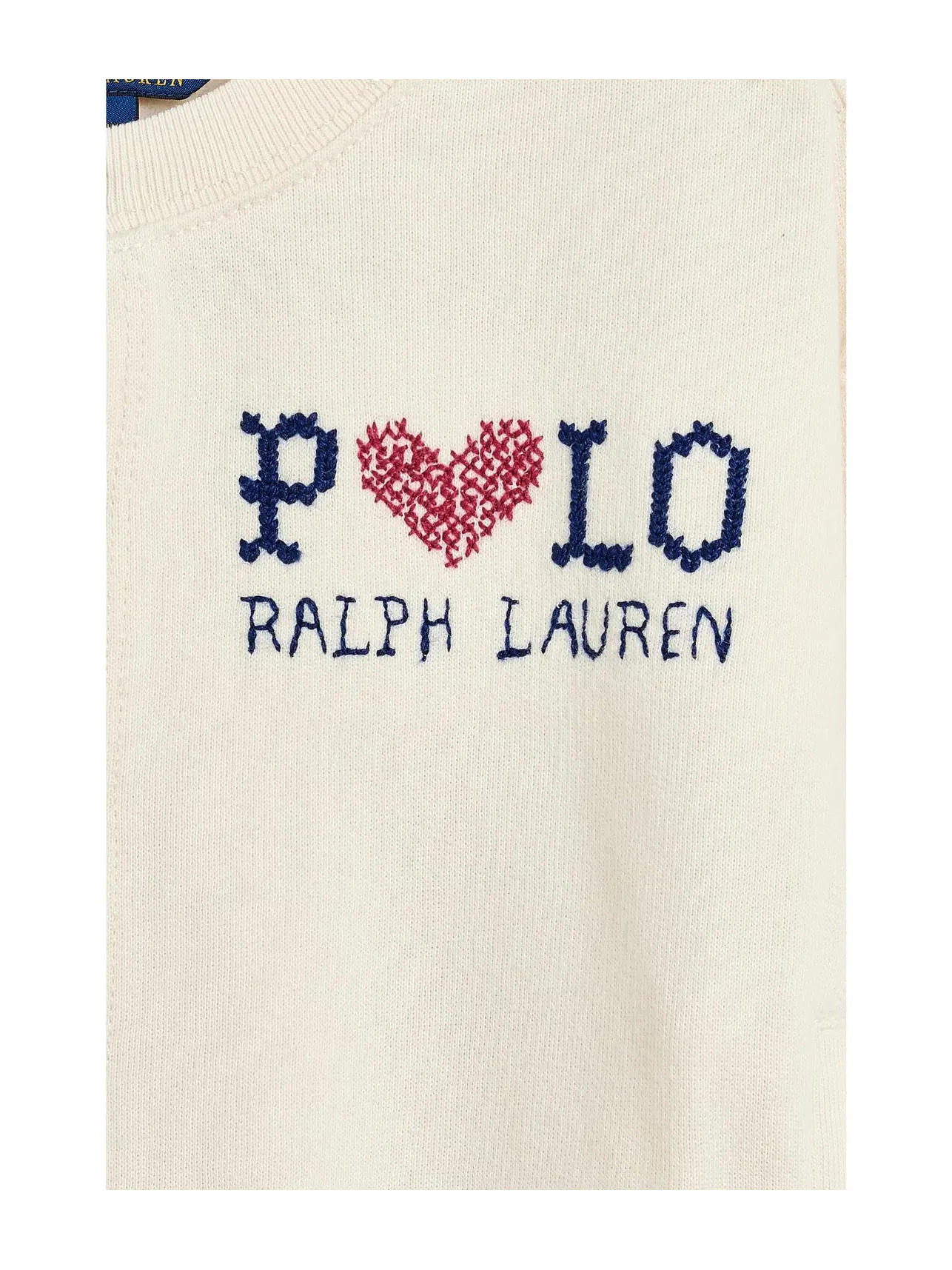 Кардиган из флиса с логотипом (для малышей/детей младшего возраста) Polo Ralph Lauren Kids — изображение 3 из 3, кремовый