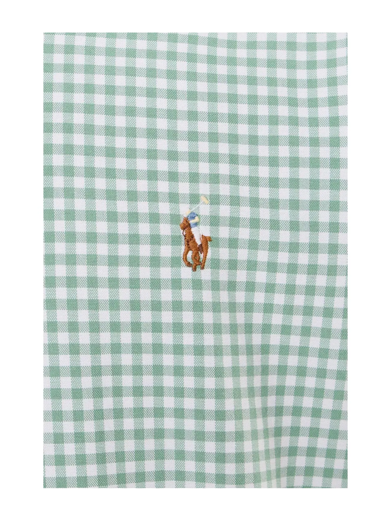 Классическая рубашка Оксфорд из ткани, окрашенной в готовом виде. Polo Ralph Lauren — изображение 5 из 5, белый