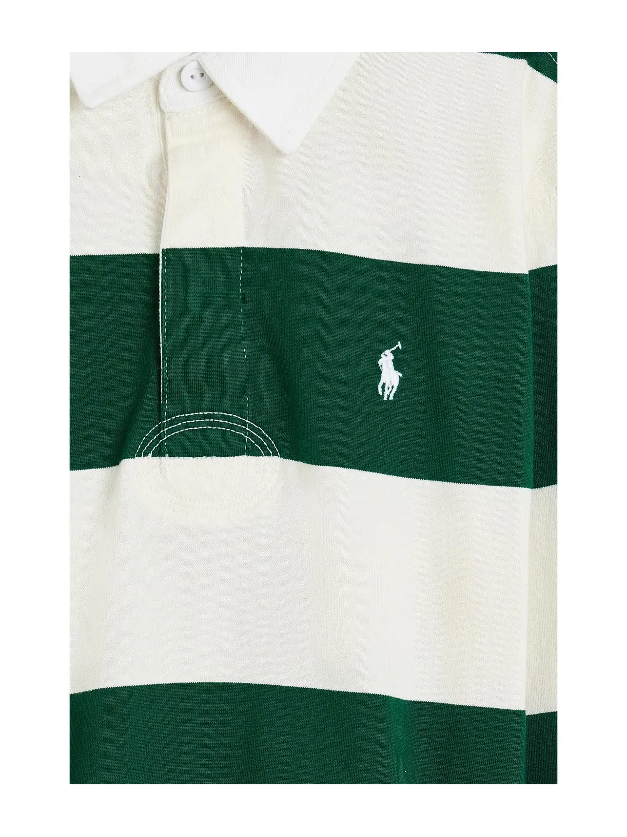 Знаменитая регбийная футболка (для детей постарше) Polo Ralph Lauren Kids — изображение 3 из 3, зеленый