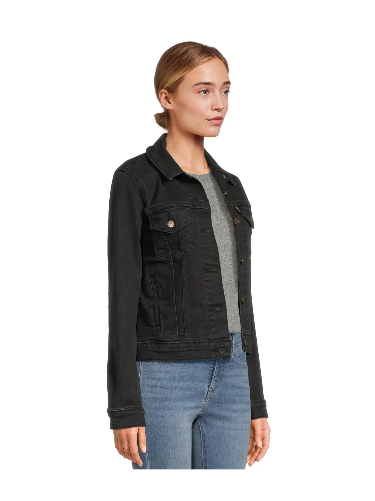 Джинсовая куртка Original Trucker Levi'S Premium — изображение 2 из 5, черный