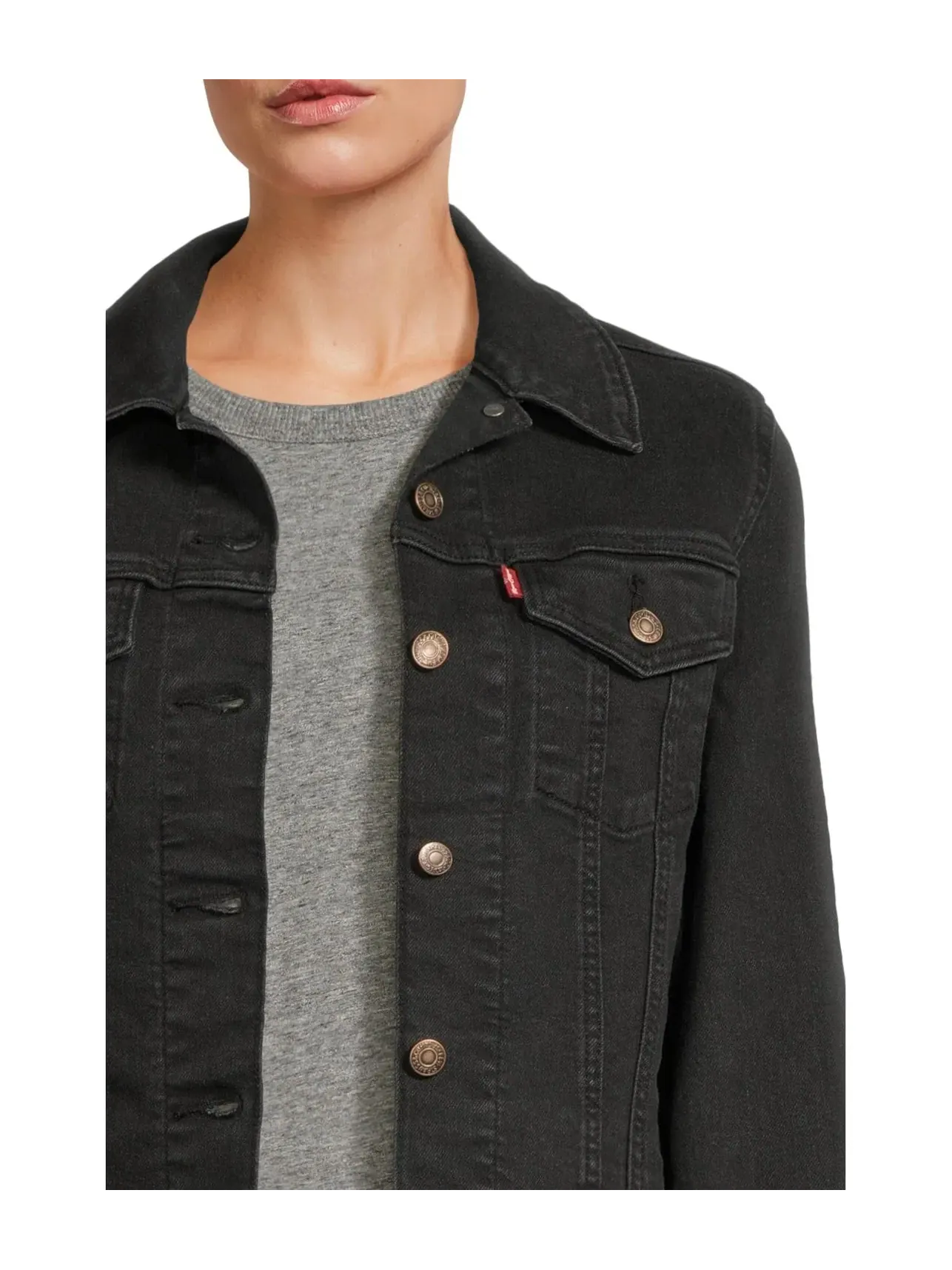 Джинсовая куртка Original Trucker Levi'S Premium — изображение 4 из 5, черный