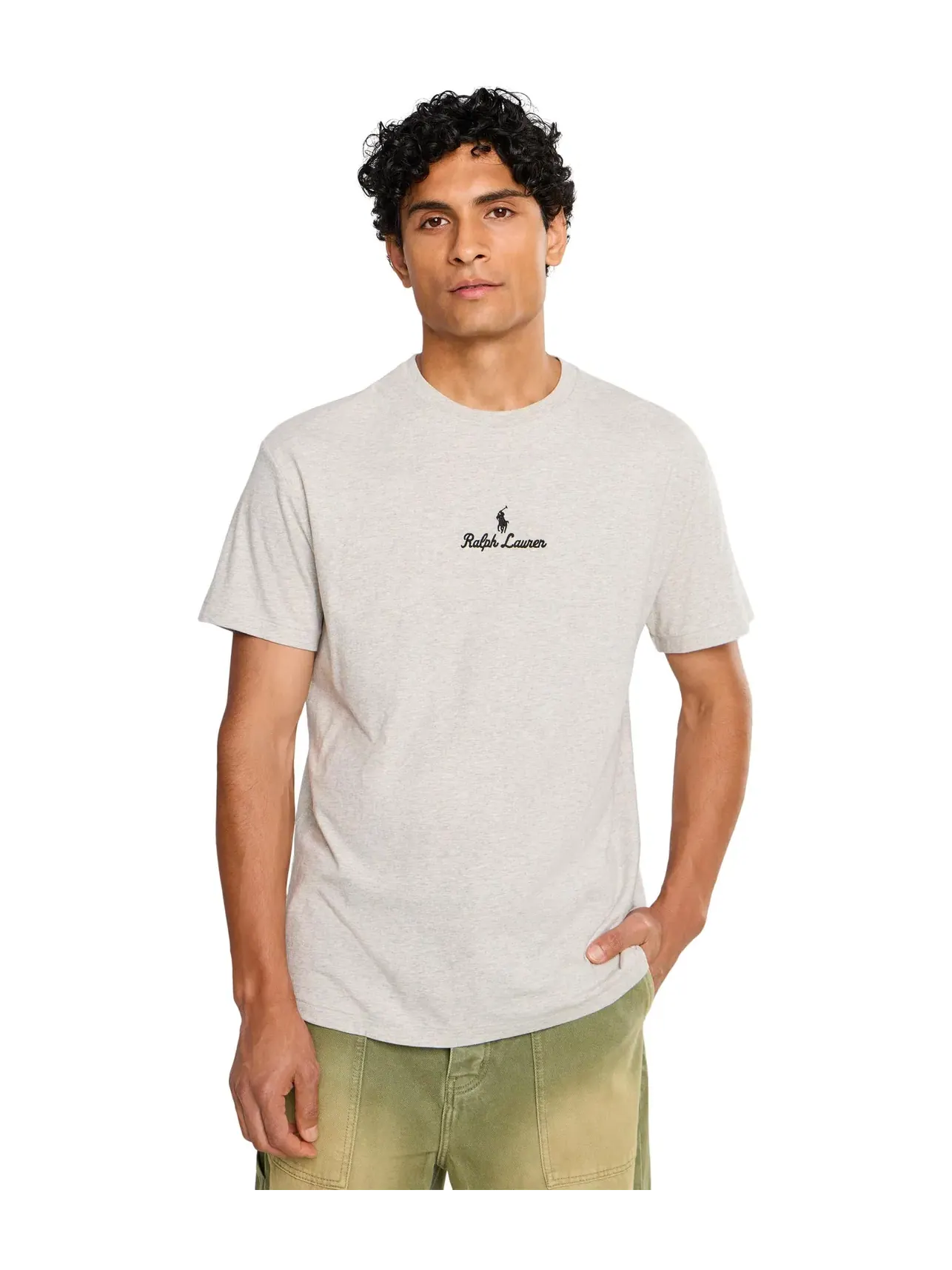 Классическая футболка с логотипом Polo Ralph Lauren — изображение 1 из 5, стриженый