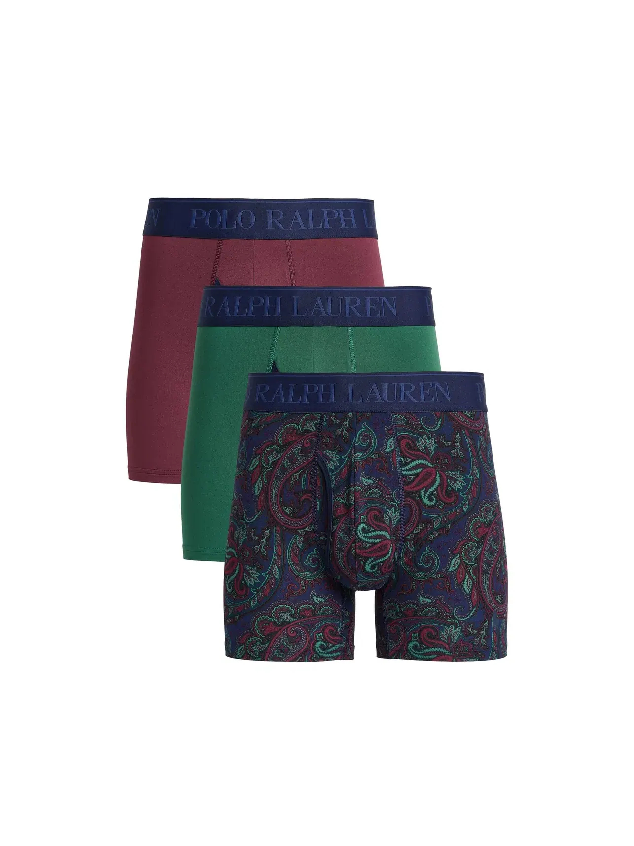 Боксеры-брифы из микрофибры с растяжением 4D 4D Flex Microfiber Boxer Brief Polo Ralph Lauren — изображение 1 из 3, мульти