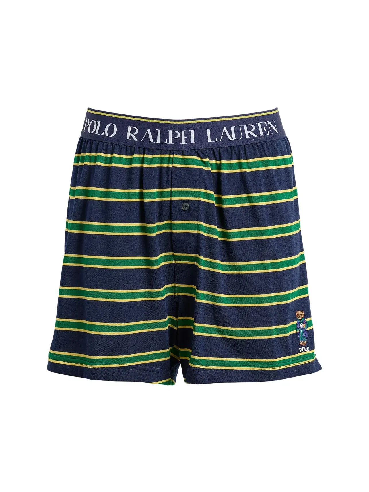 Трикотажные боксеры с открытой резинкой Exposed Waistband Knit Boxer Polo Ralph Lauren — изображение 1 из 3, мульти