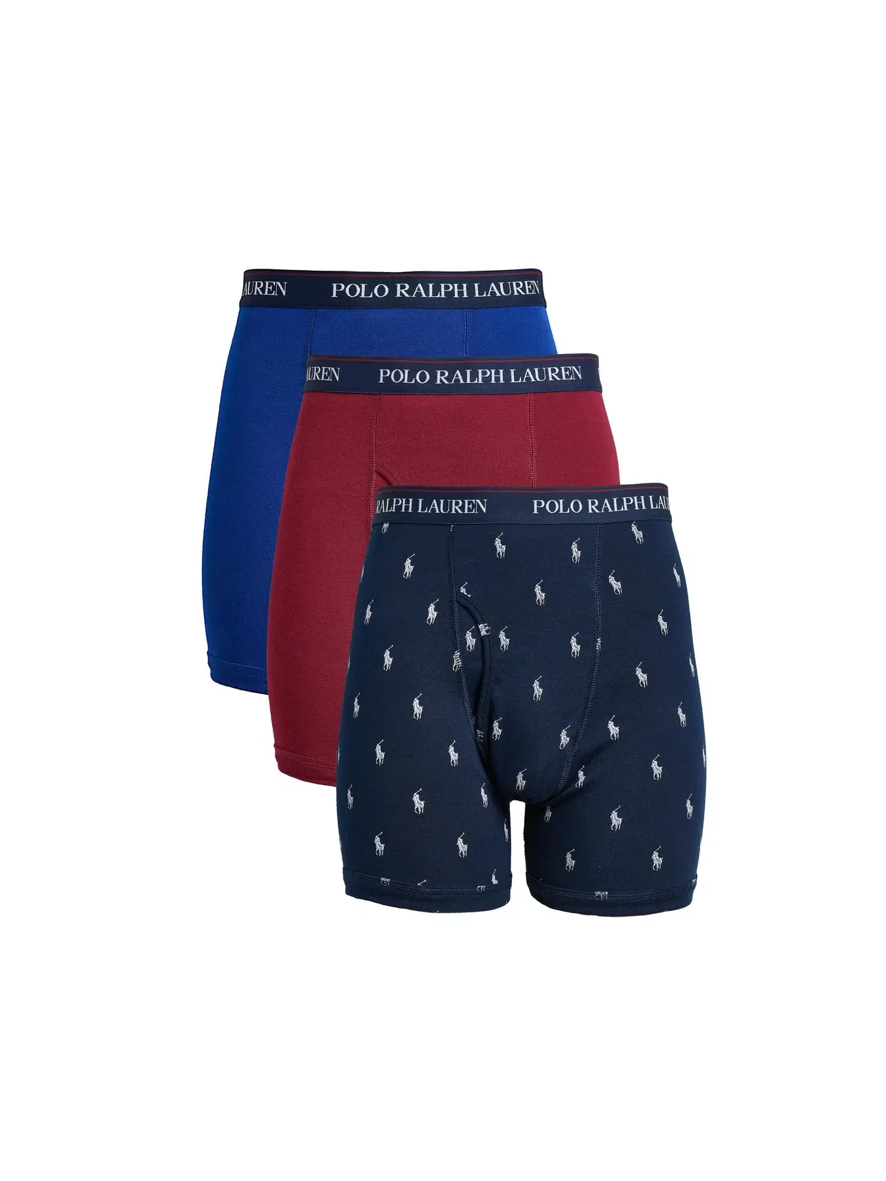 Хлопковые боксеры-брифы Cotton Boxer Brief Polo Ralph Lauren — изображение 1 из 3, мульти