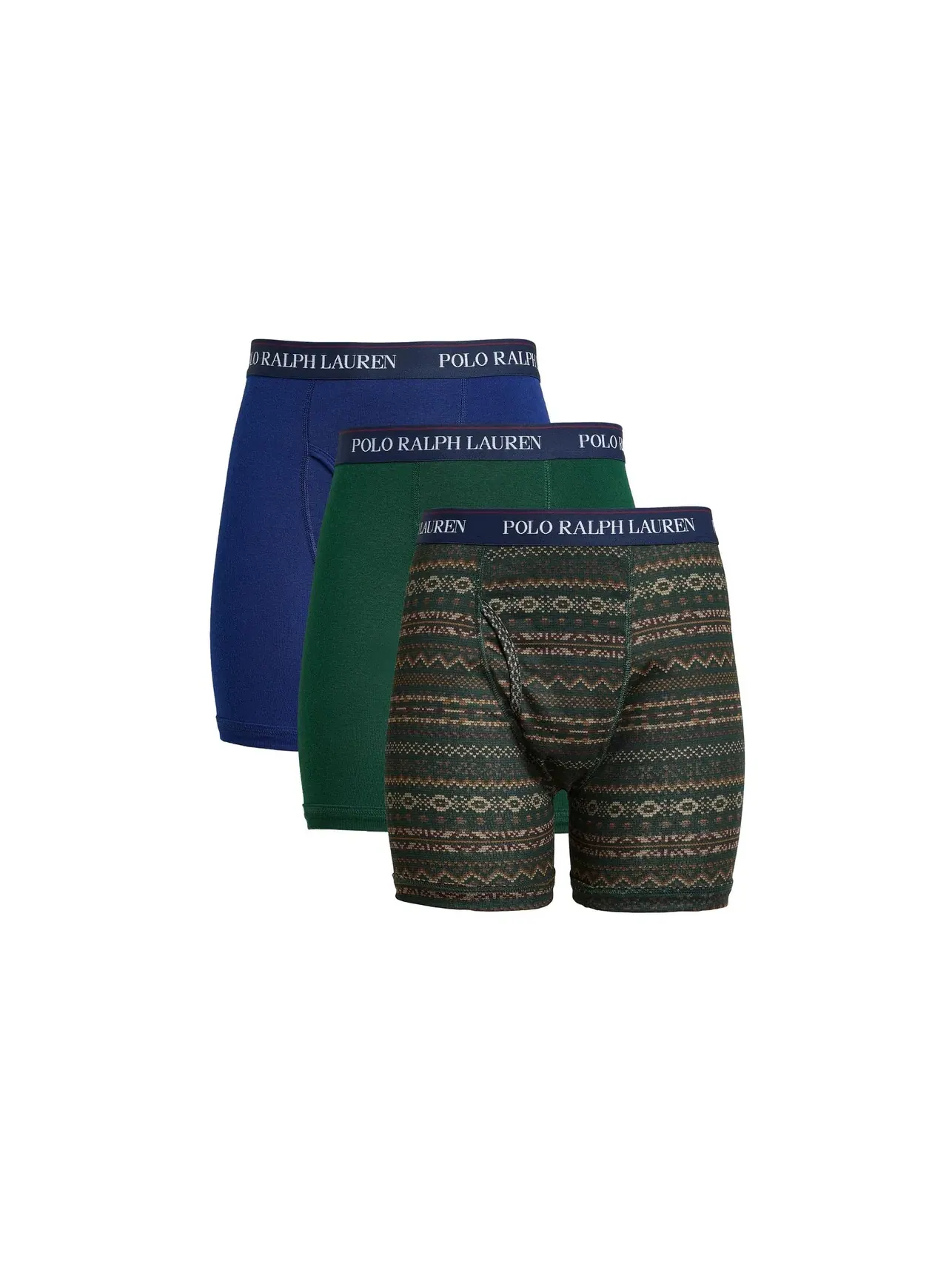 Хлопковые боксеры-брифы Cotton Boxer Brief Polo Ralph Lauren — изображение 1 из 3, мульти