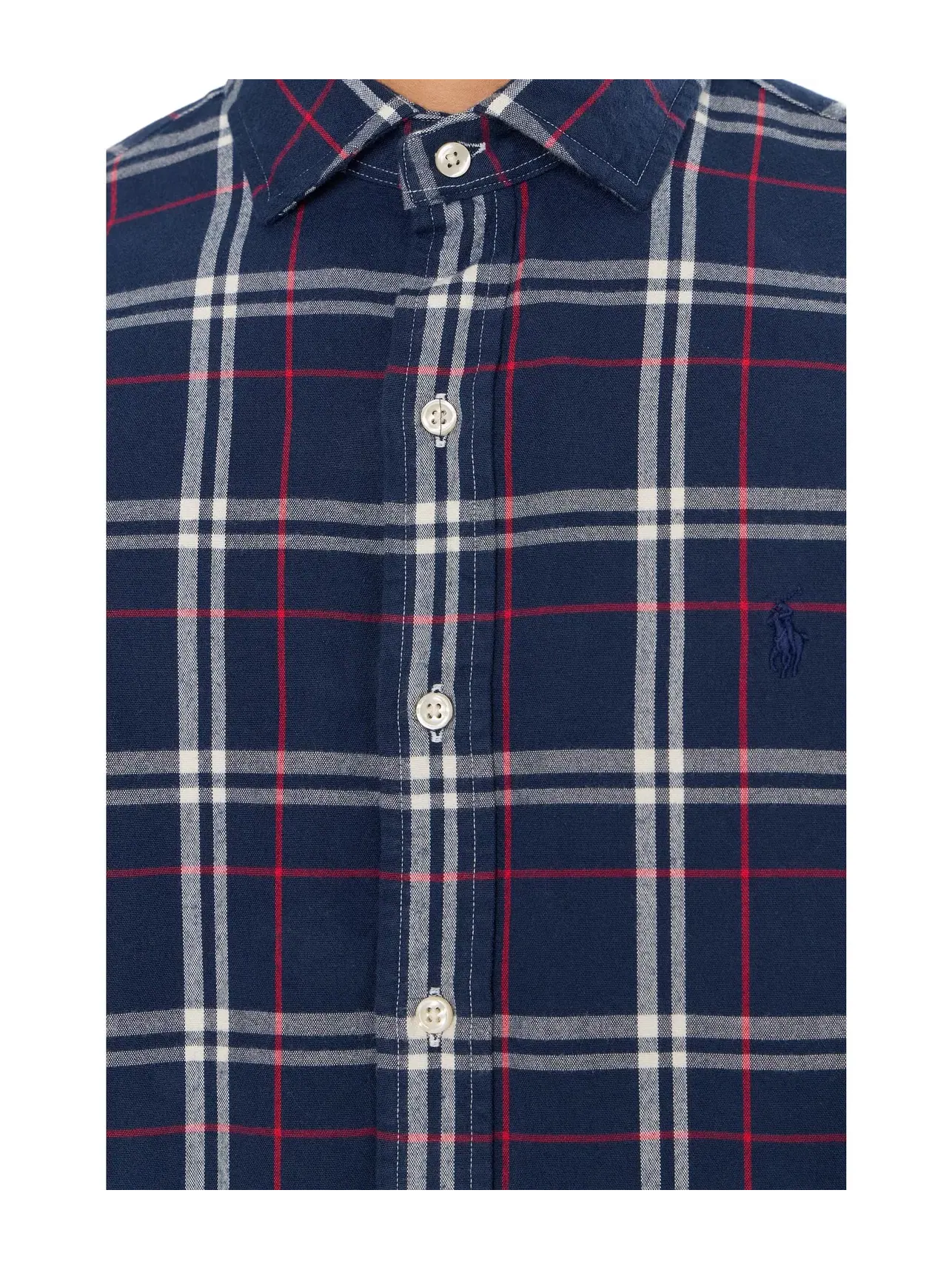 Классическая клетчатая рубашка Оксфорд Polo Ralph Lauren — изображение 5 из 5