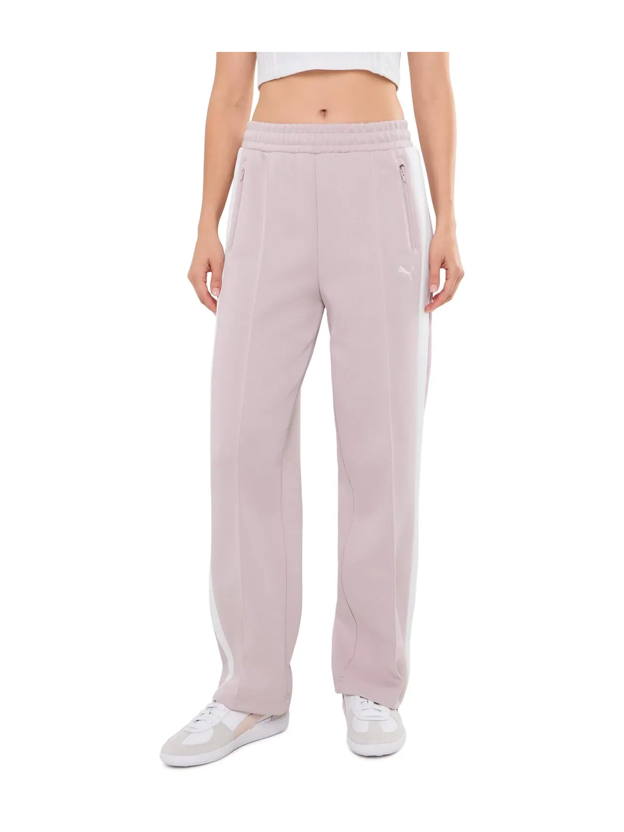 Брюки прямые T7 Always On Straight Pants Puma — изображение 1 из 5, розовый