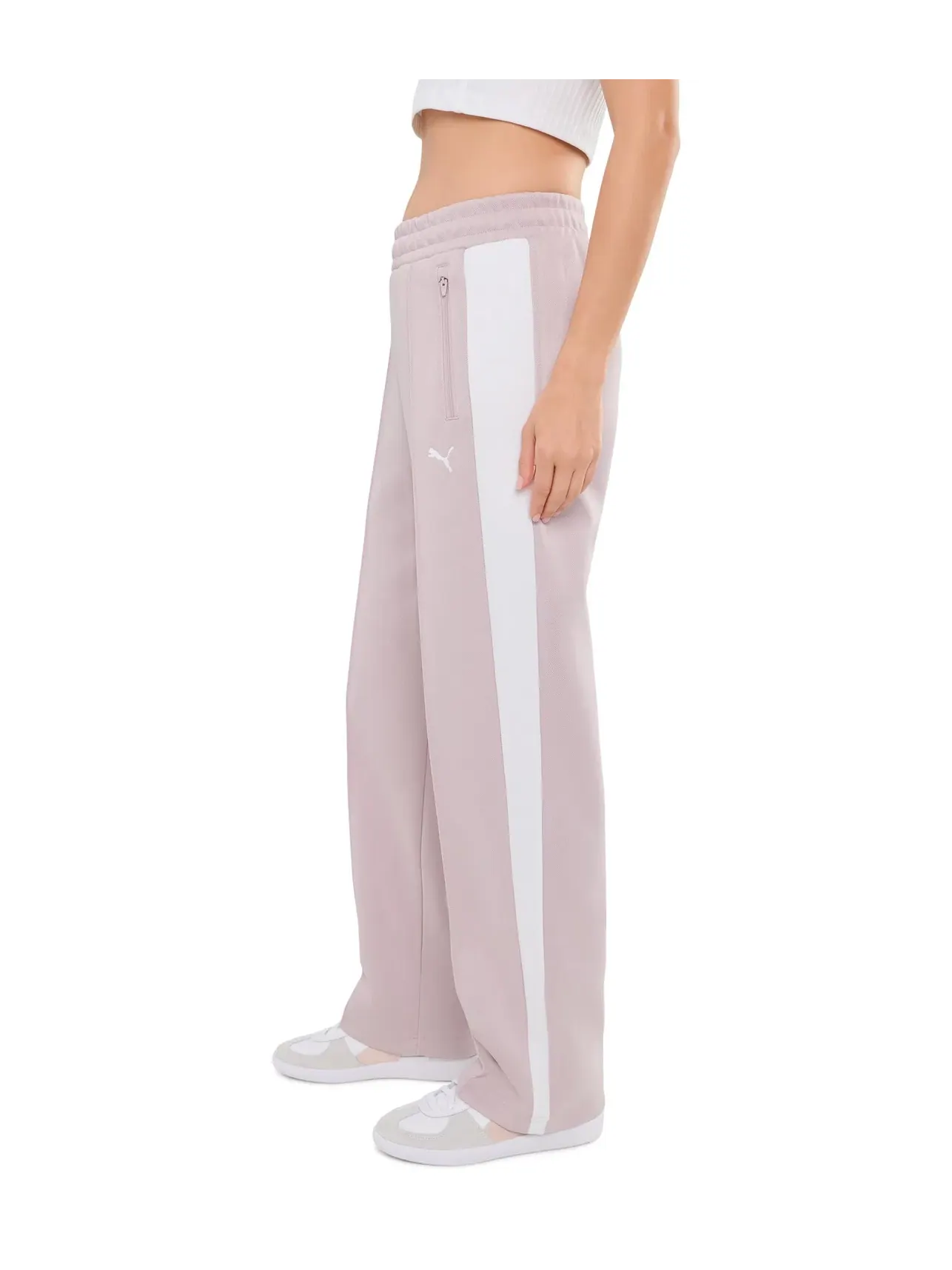 Брюки прямые T7 Always On Straight Pants Puma — изображение 3 из 5, розовый