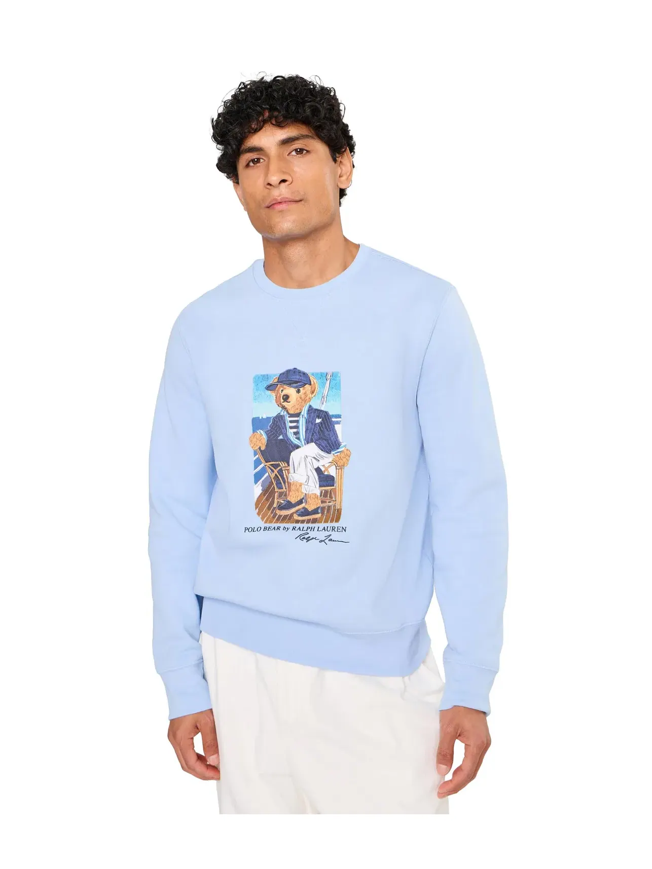 Толстовка Polo Bear из флиса Polo Ralph Lauren — изображение 1 из 5, синий
