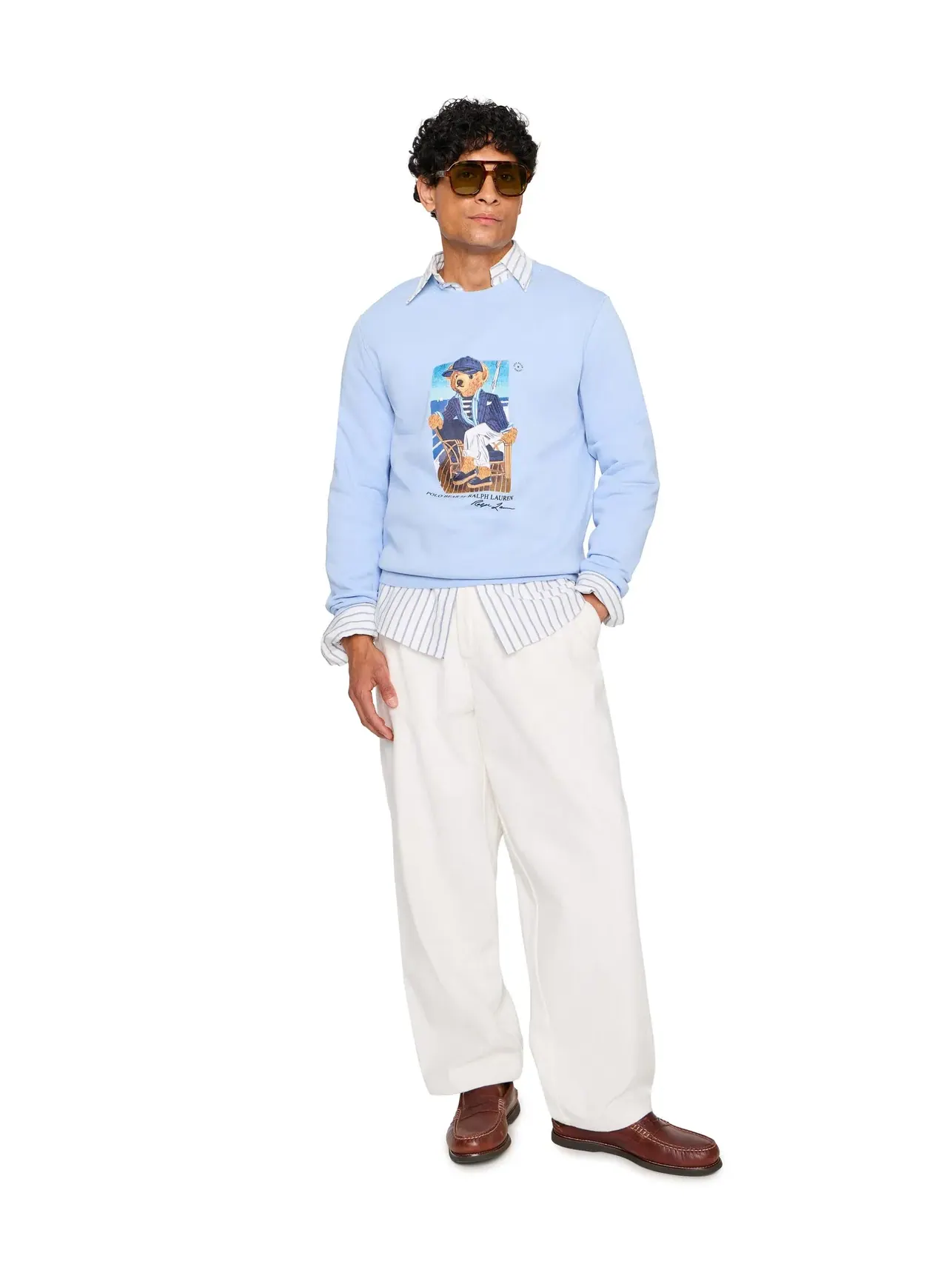 Толстовка Polo Bear из флиса Polo Ralph Lauren — изображение 2 из 5, синий
