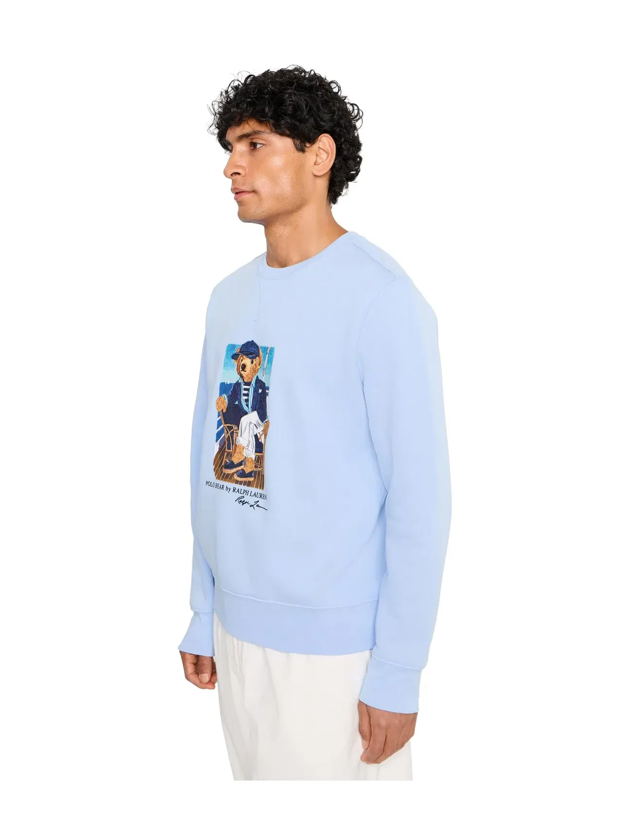 Толстовка Polo Bear из флиса Polo Ralph Lauren — изображение 3 из 5, синий