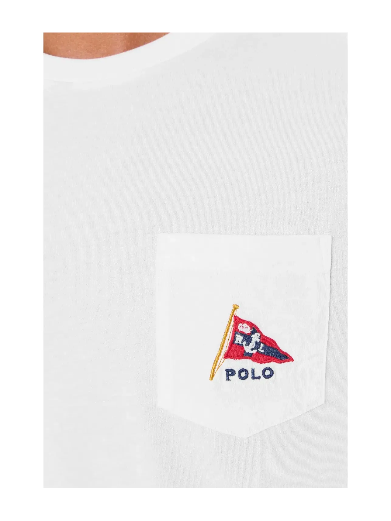Классическая футболка-поло с изображением медведя. Polo Ralph Lauren — изображение 5 из 5, белый