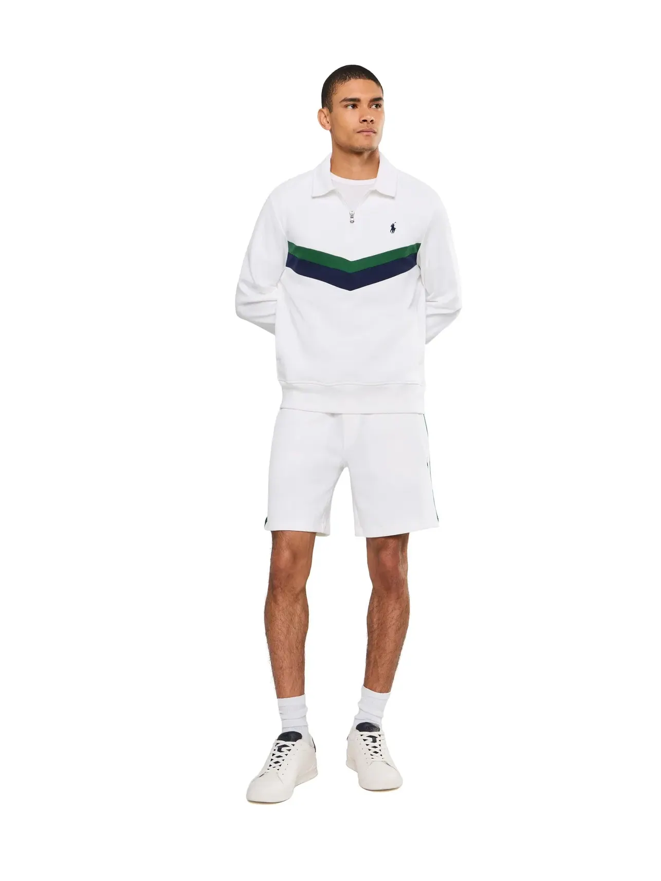 Шорты 7" Double Knit Shorts Polo Ralph Lauren — изображение 2 из 5, белый