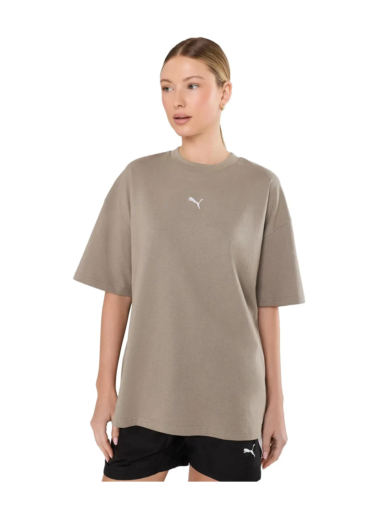 Футболка Essentials оверсайз Puma — изображение 1 из 5, серый