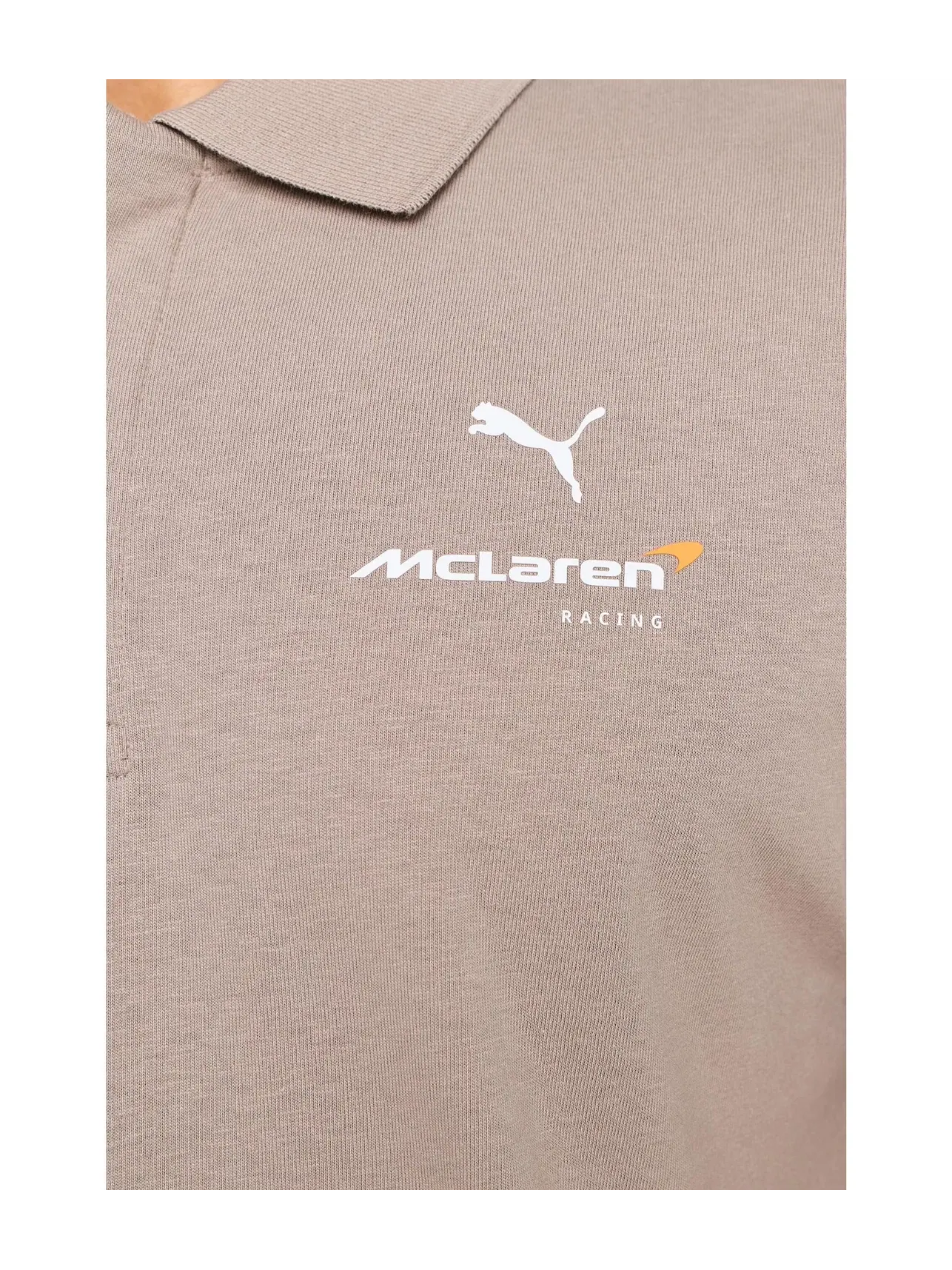Поло с небольшим логотипом McLaren Racing Puma — изображение 5 из 5, серый